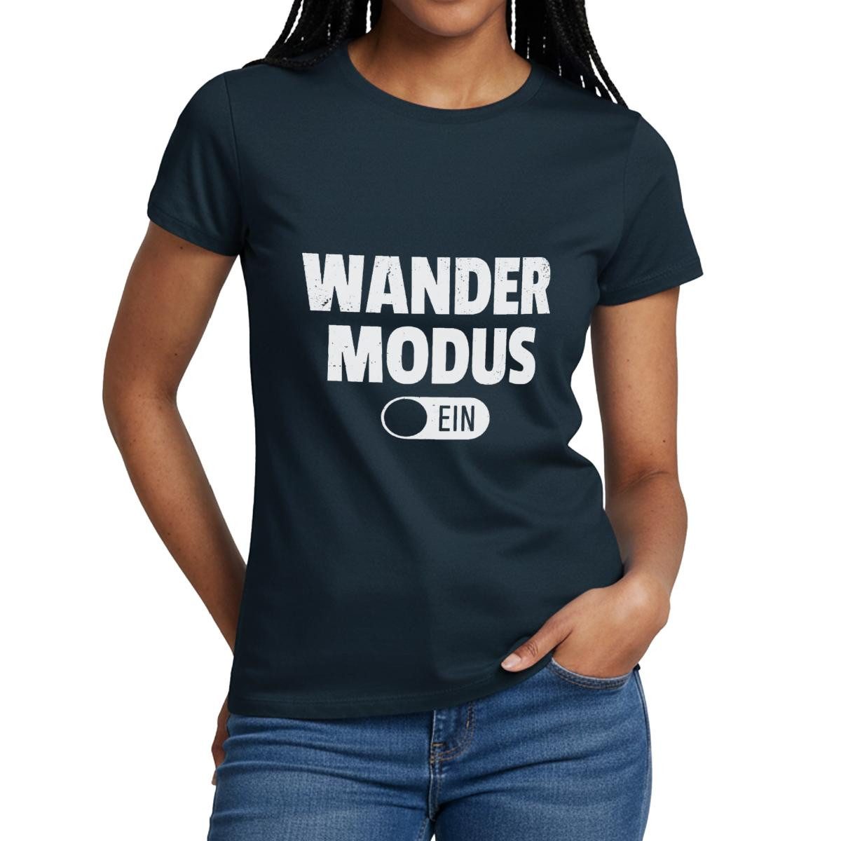 T-Shirt Wandermodus Ein Frauen T-Shirt