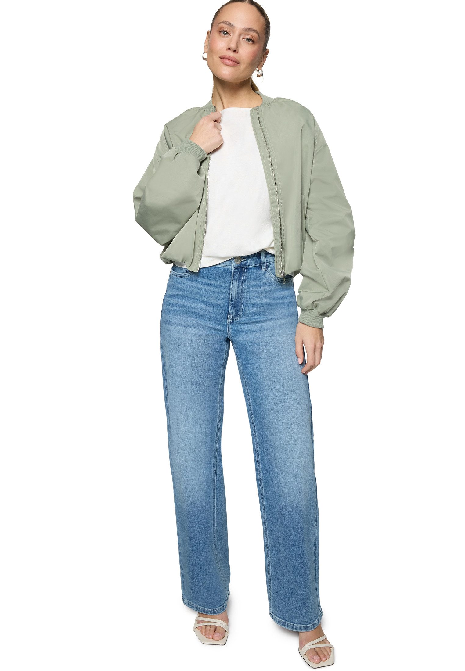 Zero Canvasjacke Damen mit Reißverschluss