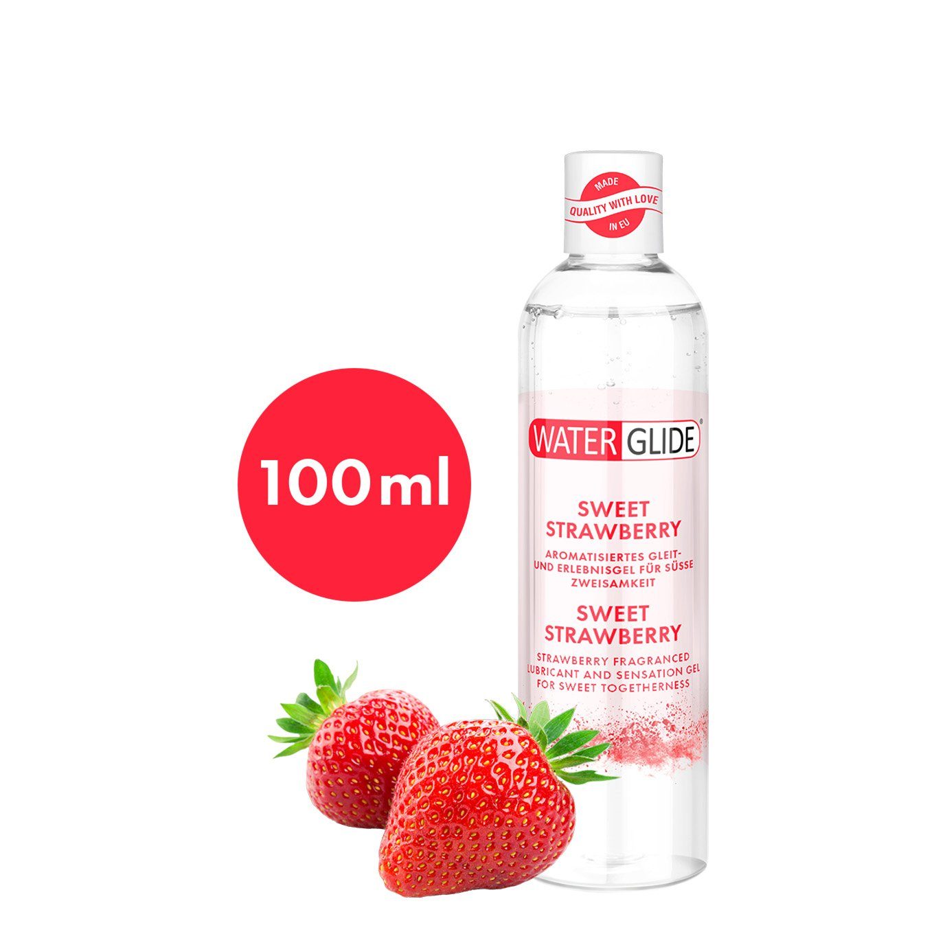 EIS Stimulationsgel EIS Waterglide Gleit-& wasserbasiert, 0-tlg. 100ml, Erlebnisgel, 'Erdbeere'