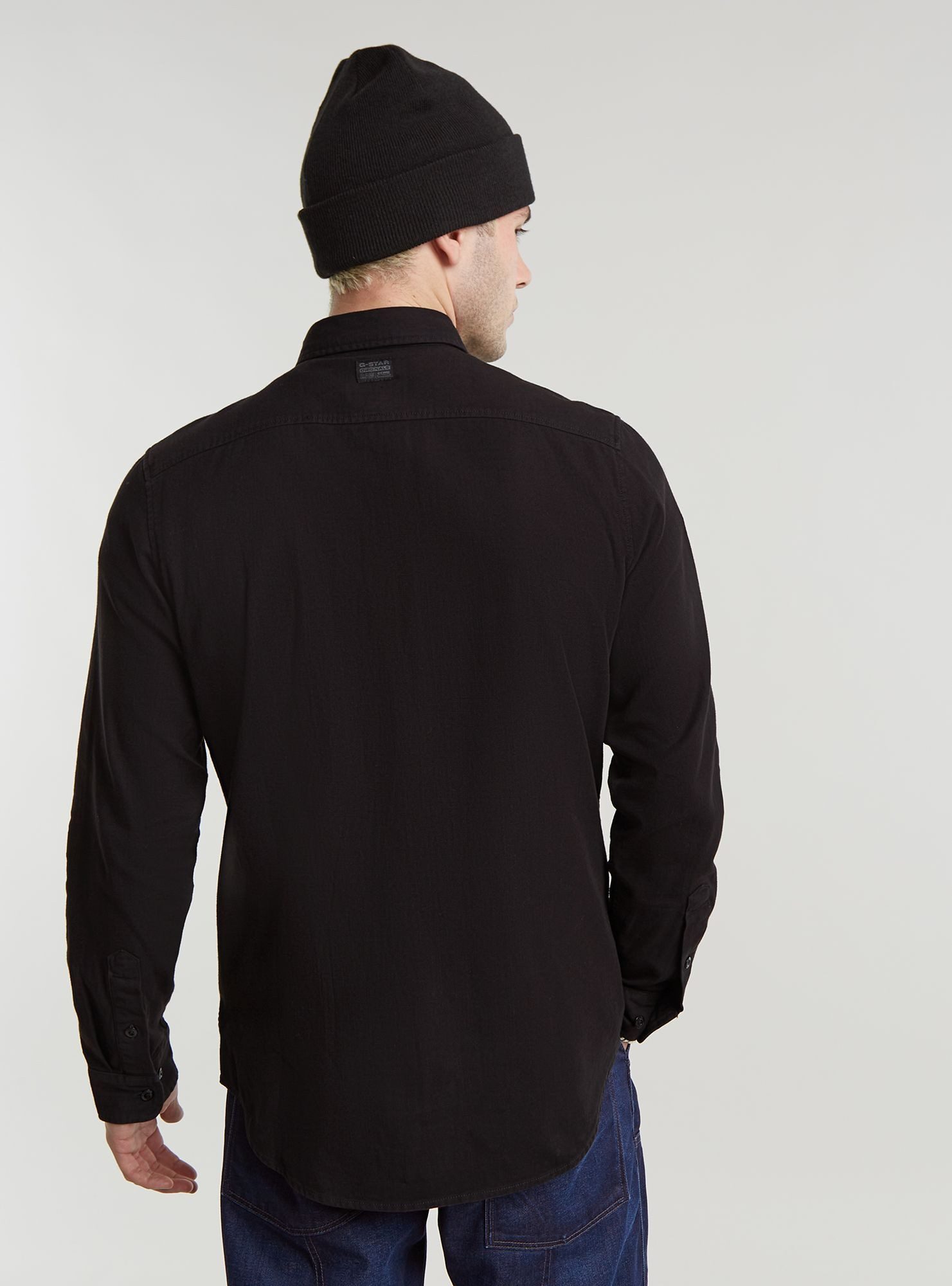 G-STAR Langarmshirt Marine Slim Hemd