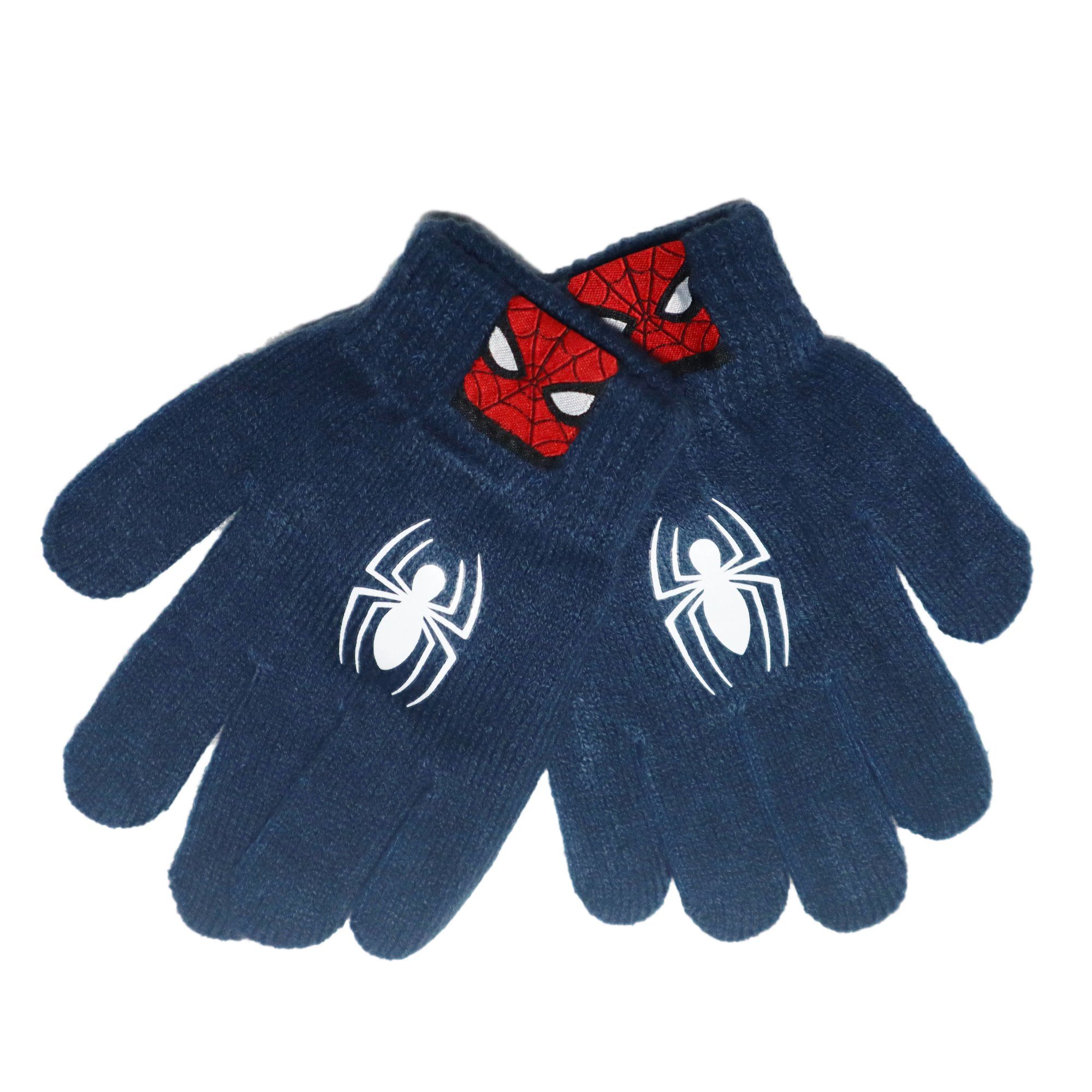 MARVEL Jerseymütze Spiderman Kinder Herbst Handschuhe bis Gr. Mütze plus Winter 52 Set 54