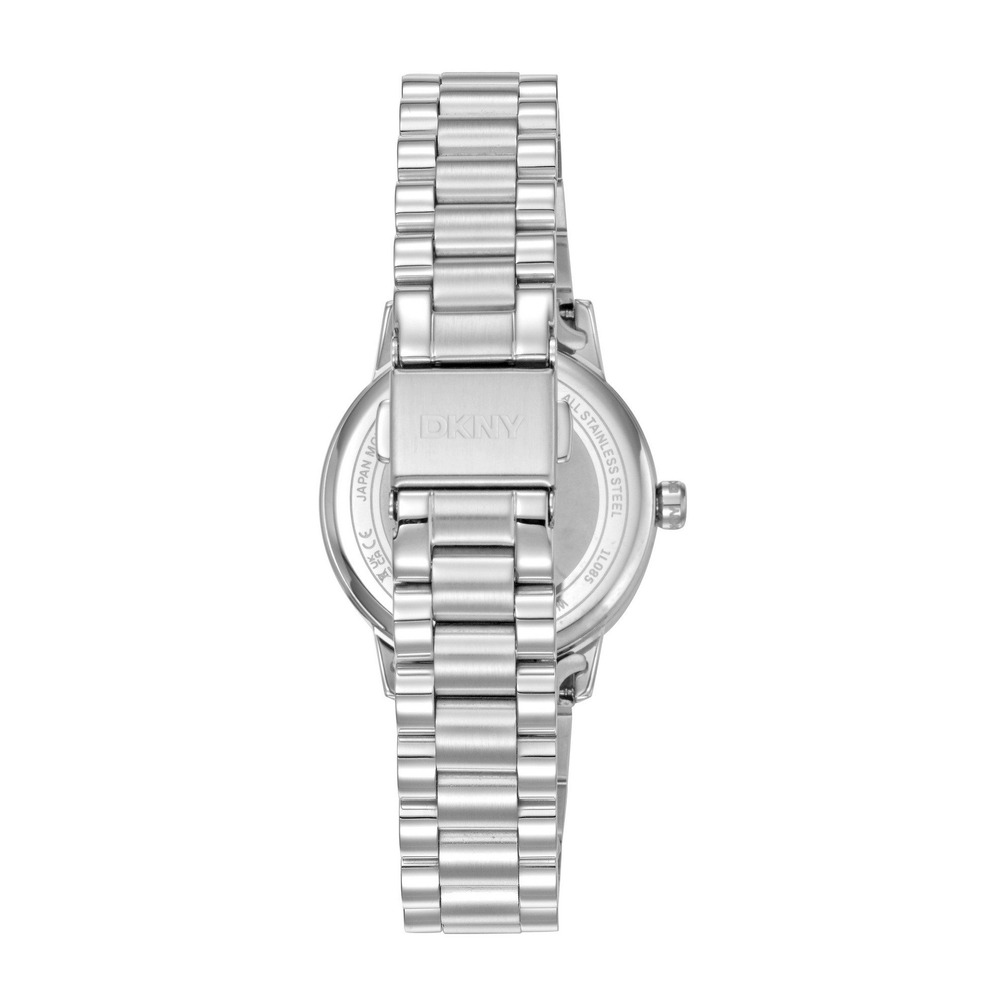 DKNY Quarzuhr Urban DK1L085M0035, Armbanduhr, Damenuhr, Edelstahlarmband, analog