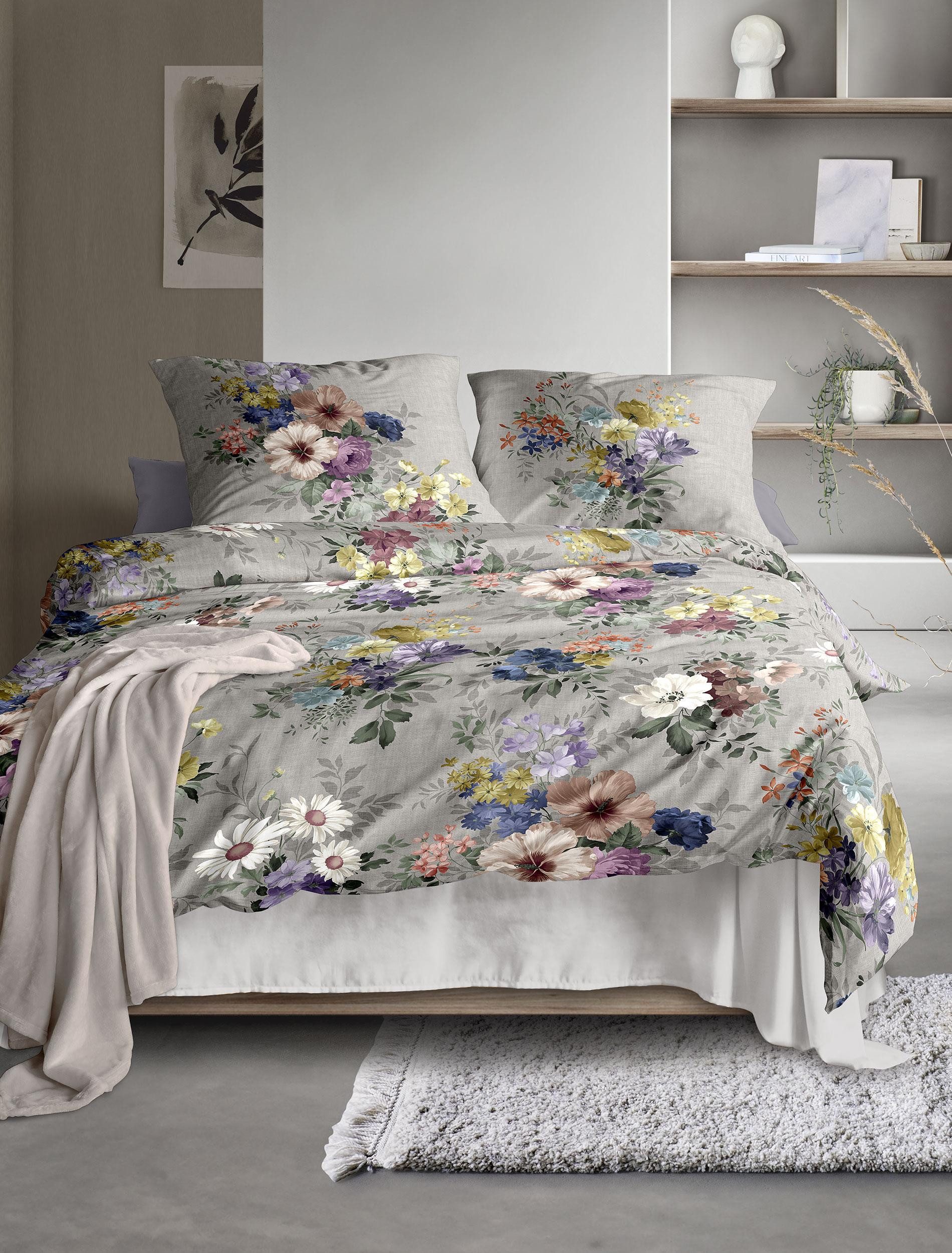 Irisette Bettwäsche Zobel 8633, Biber, 2 teilig, samtig weich, leicht und wärmend