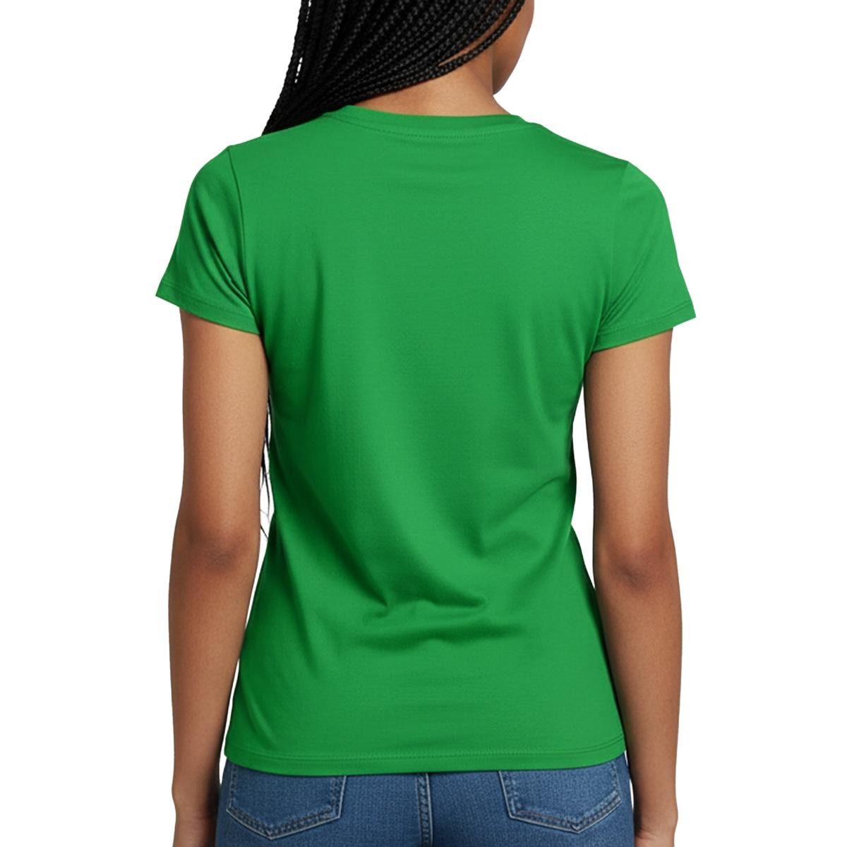 Spreadshirt T-Shirt Lucky Luke Schneller als sein Schatten Frauen T-Shirt (1-tlg)