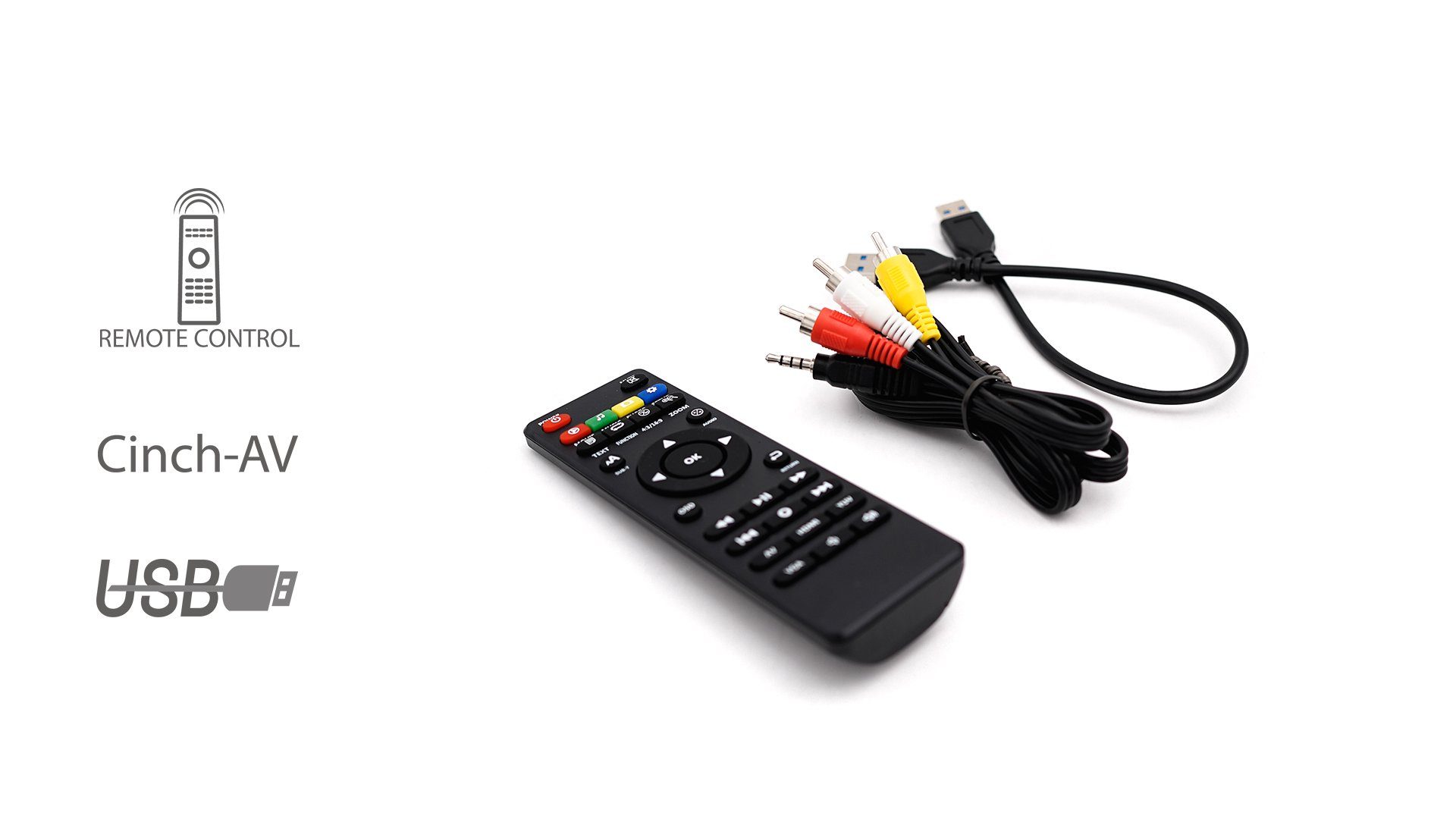 Streaming-Box Hurricane 1.5TB HDD Full HD (1920*1080) HDMI Media Player Multi-Langu