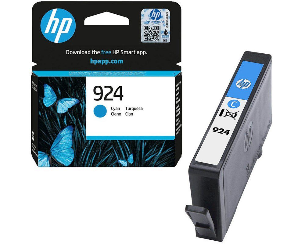 HP Druckerpatronen Original HP 924 Cyan (4K0U3NE) Tintenpatrone