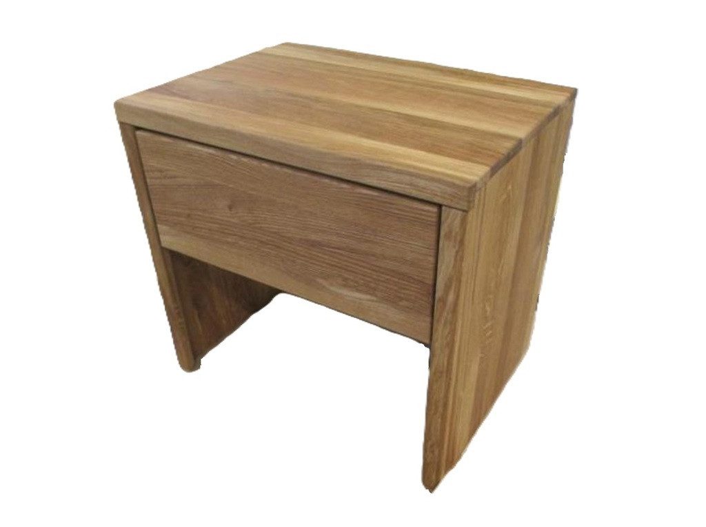 Main Möbel Nachttisch Nachttisch 48x45cm 'Silva' Wildeiche massiv geölt günstig online kaufen