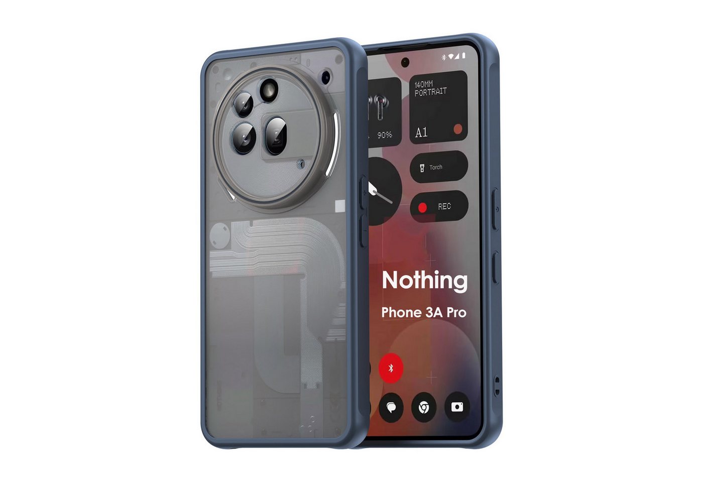 betterfon Handyhülle für Nothing Phone Modelle Hülle Matt Stoßfest Schutzhülle Back cover, Stoßdämpfendes TPU schützt vor Stürzen und Kratzern