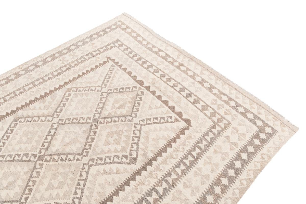 Orientteppich Kelim Afghan rechteckig, Heritage 203x292 Trading, Handgewebter Moderner Nain Orientteppich, Höhe: 3 mm