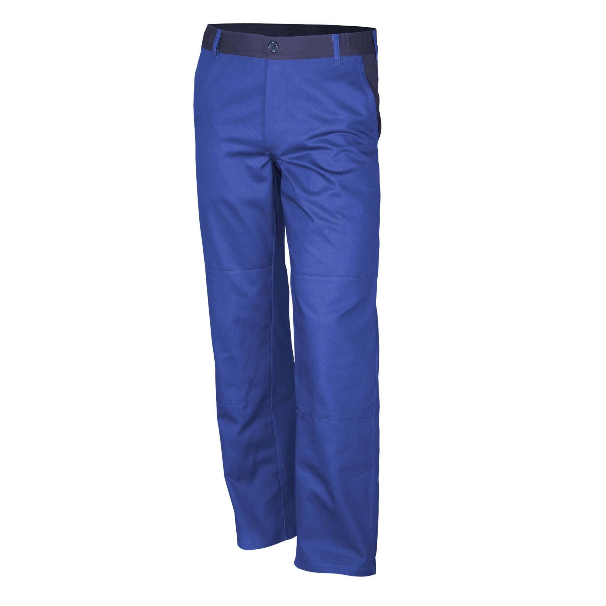 Qualitex Workwear Arbeitsbundhose 2-farbig Werkstatthose BW 240 aus faserverstätkter Baumwolle (1-tlg)