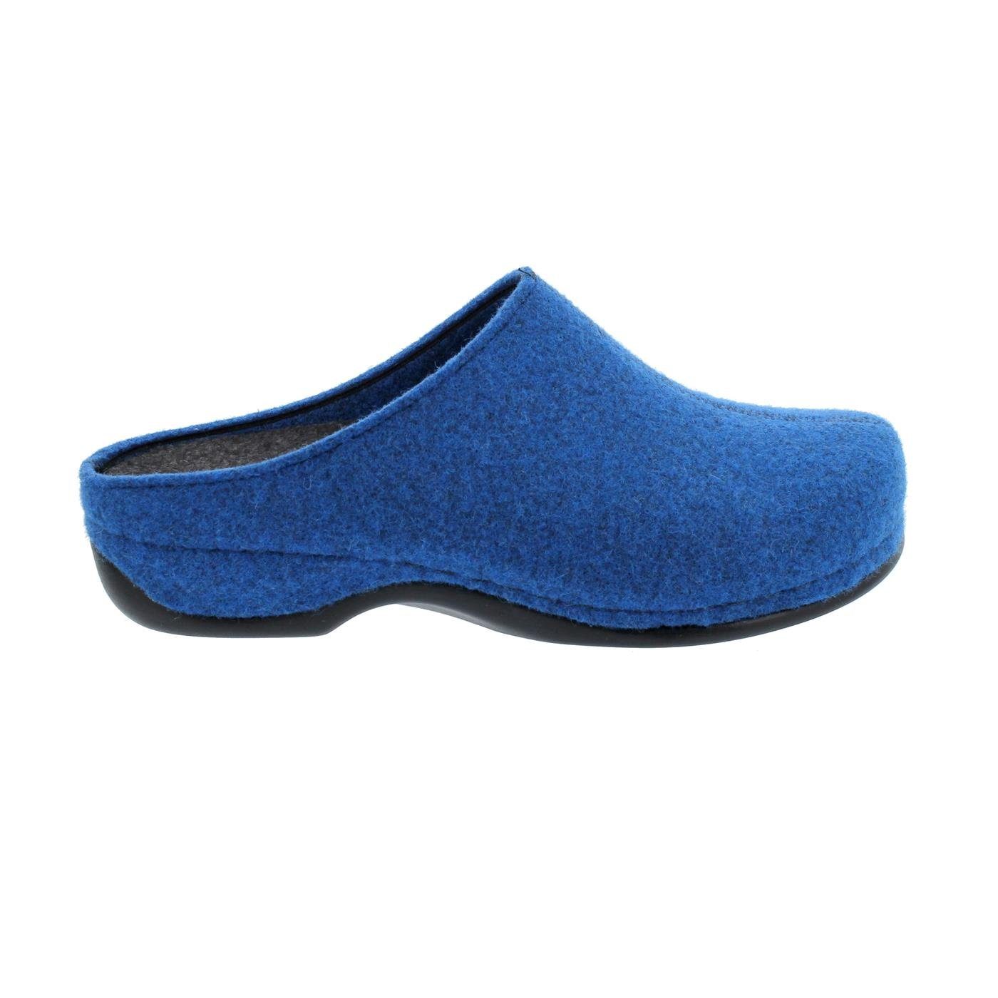 BERKEMANN Berkemann Forina Hausschuh 01025-312, Filz, royalblau, Weite H, Wechse Pantoffel