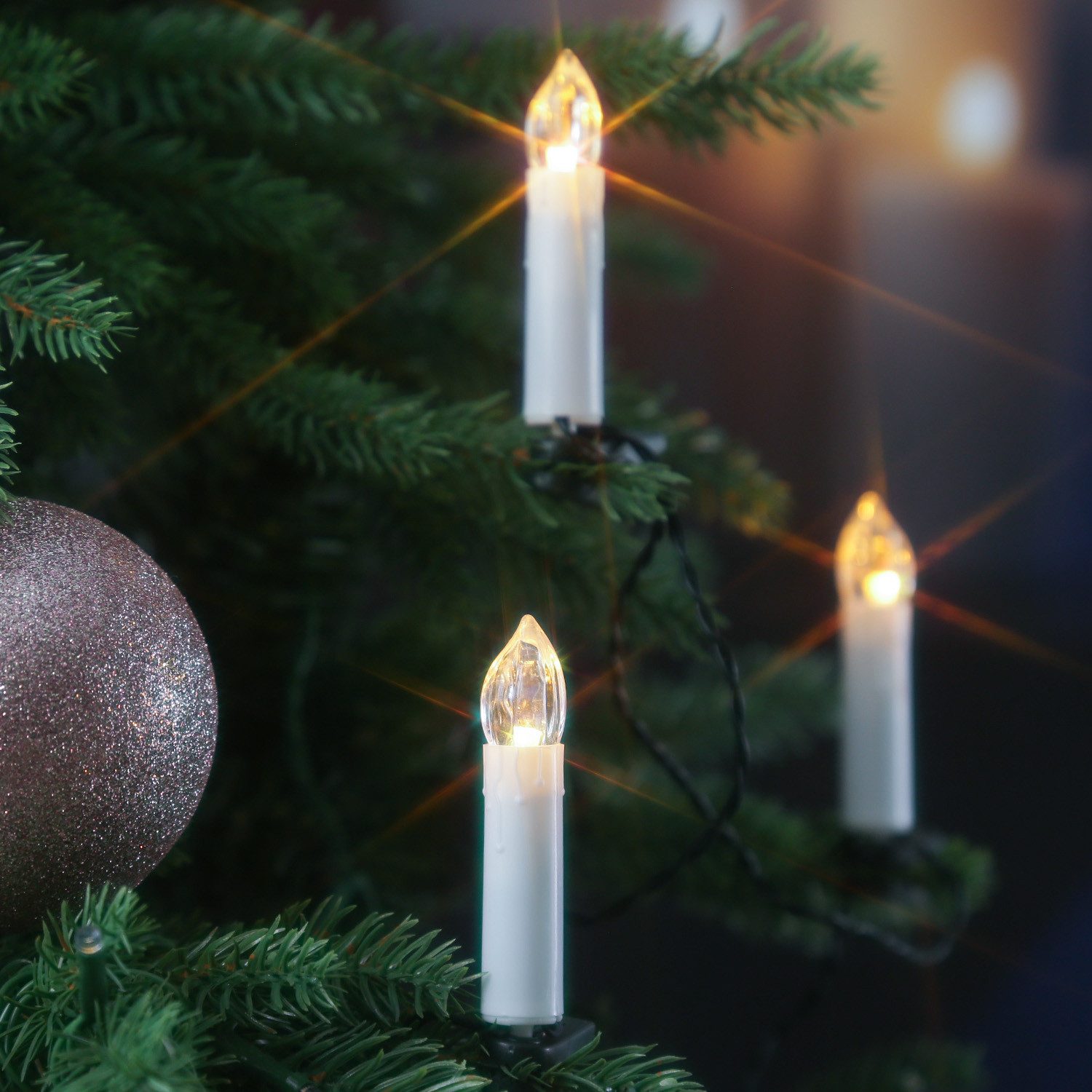 MARELIDA LED-Christbaumkerzen Weihnachtskerzen Lichterkette Weihnachtsbaum günstig online kaufen
