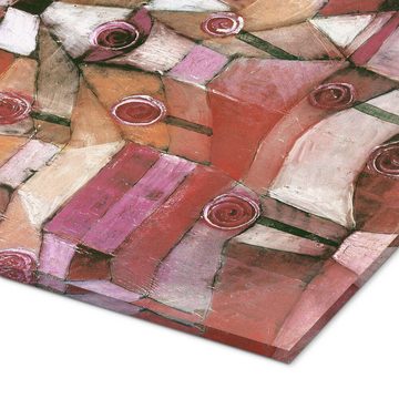 Posterlounge Acrylglasbild Paul Klee, Rosengarten, Malerei