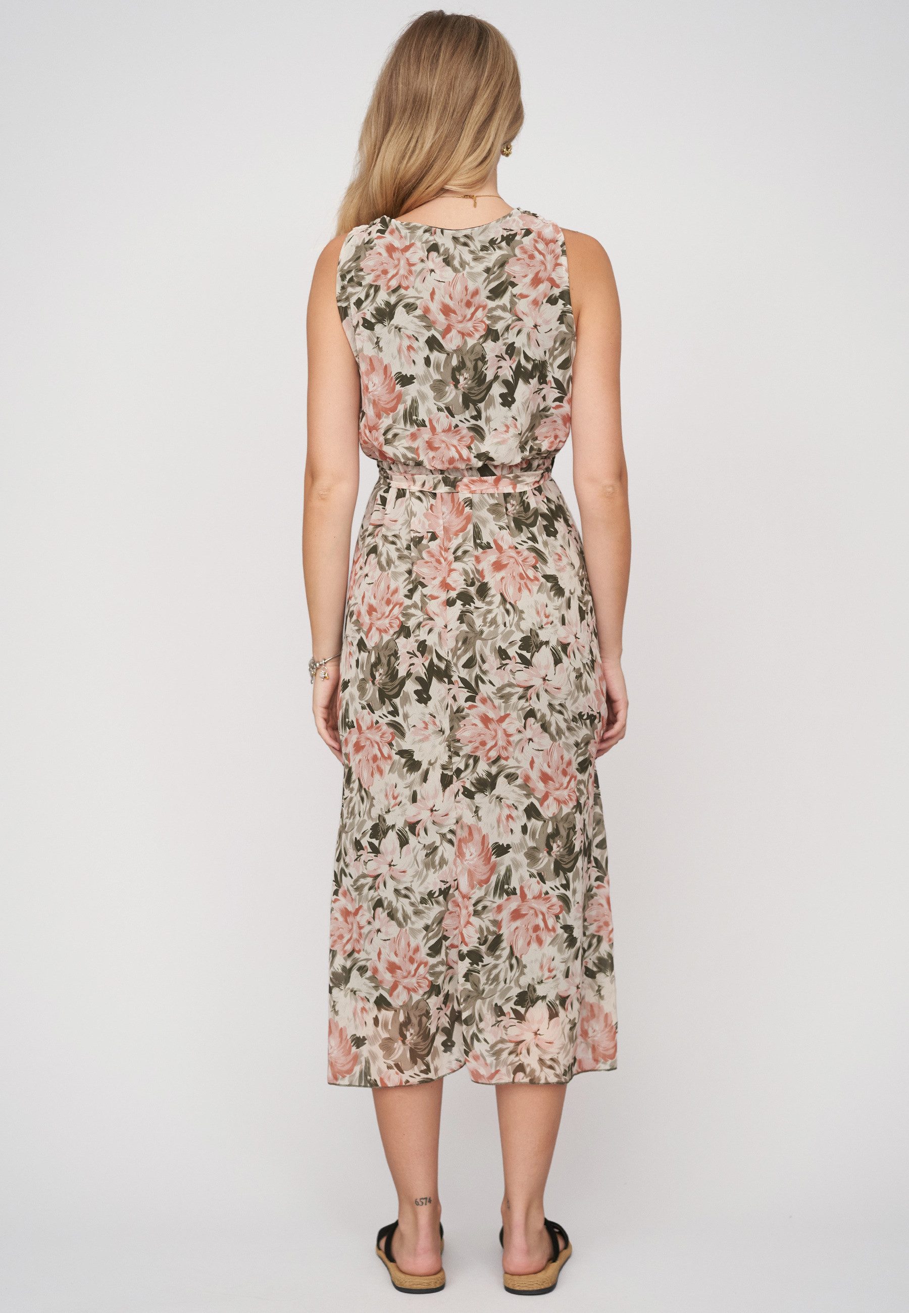 CLOUD 5IVE A-Linien-Kleid CLOUD 5IVE Maxi Chiffon Dress (1-tlg) – Bild 5 von 5