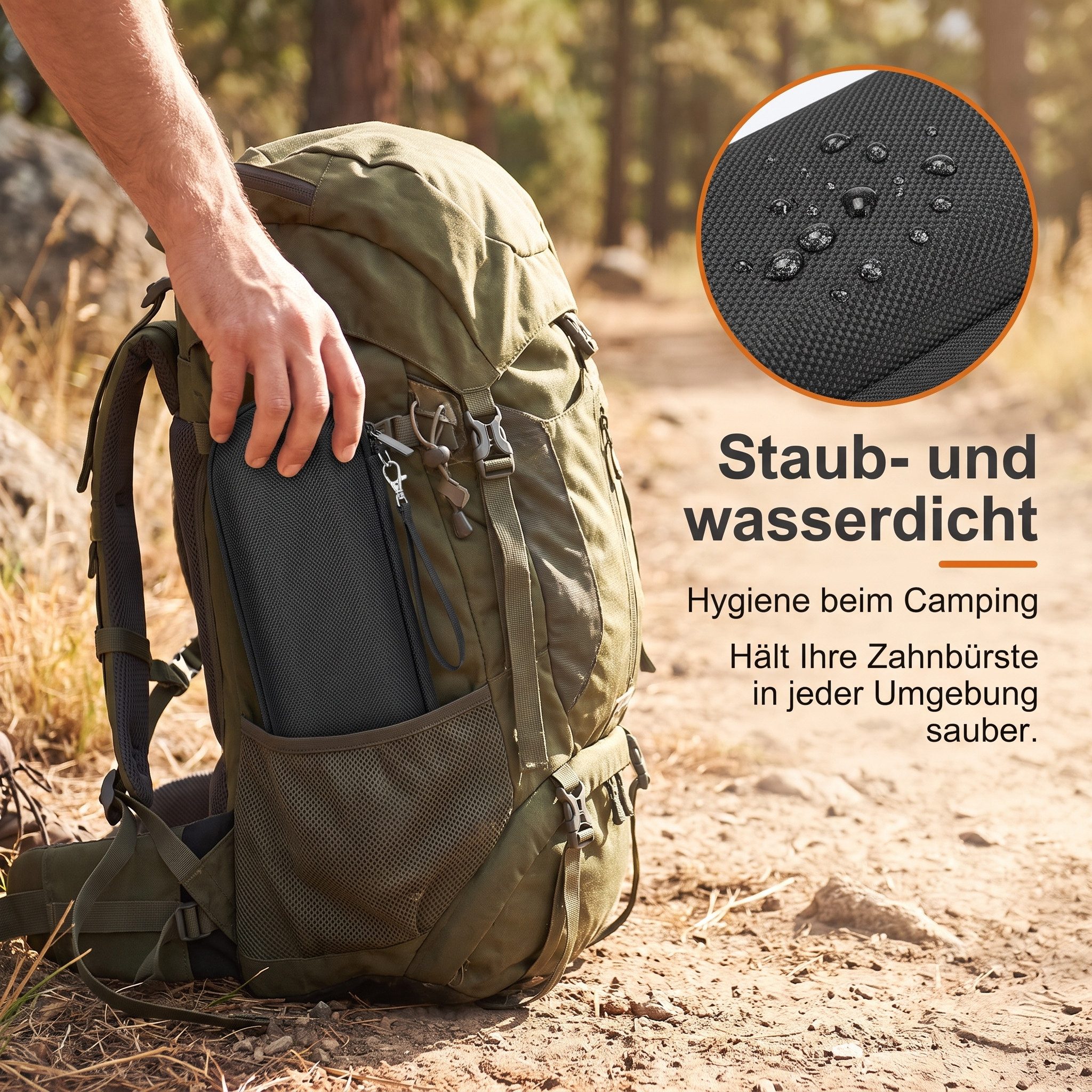 AIMAX Aufbewahrungsbox Elektrisches Zahnbürsten Etui, Reisebox kompatibel, mit Oral-B & Philips – Bild 2 von 5