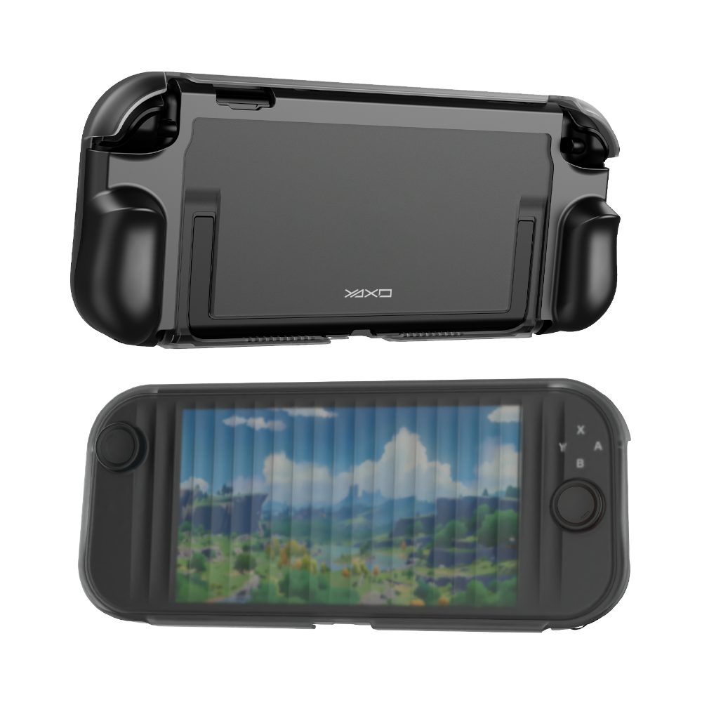 YAXO Nintendo-Schutzhülle Buzzard Switch 2 Hülle stoßfest robust Dock-kompatibel Standfunktion 7,9 Zoll, Militärstandard Fallschutz