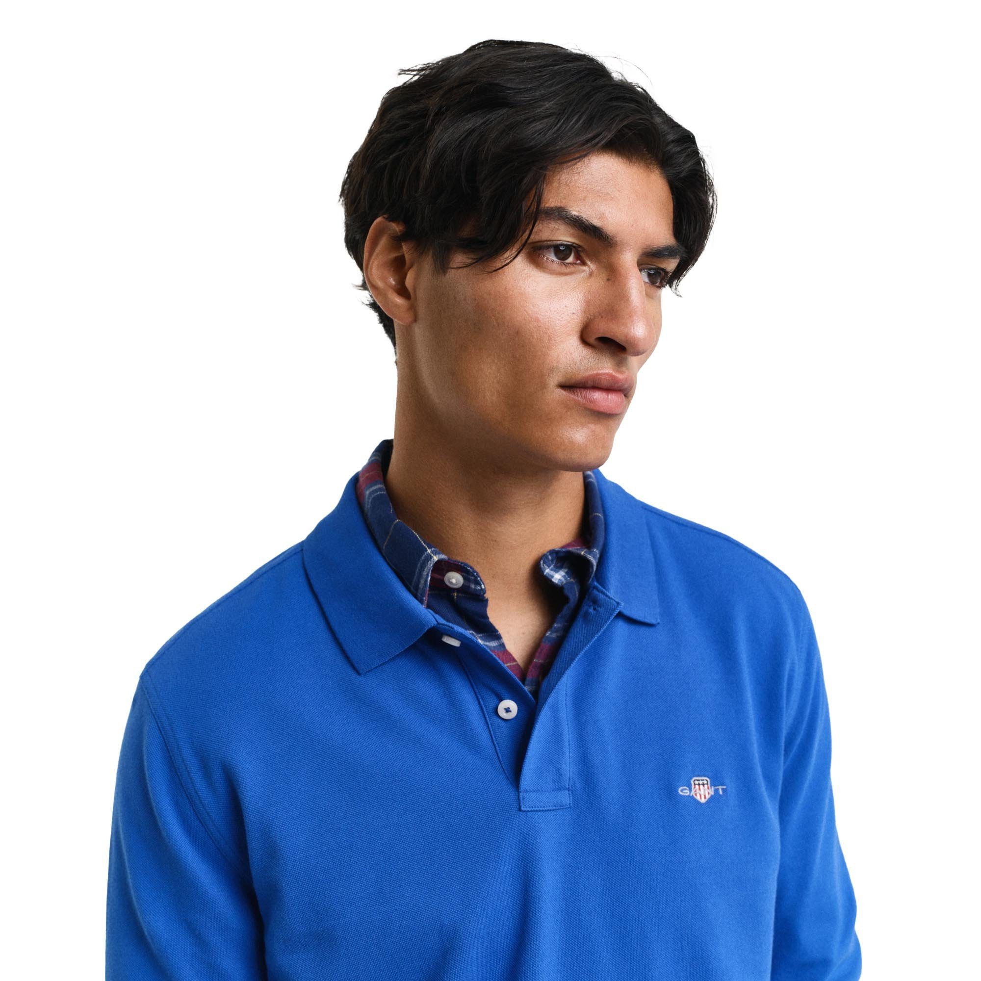 Gant Poloshirt Herren Poloshirt 1er Pack Baumwolle (Packung, 1er Pack)