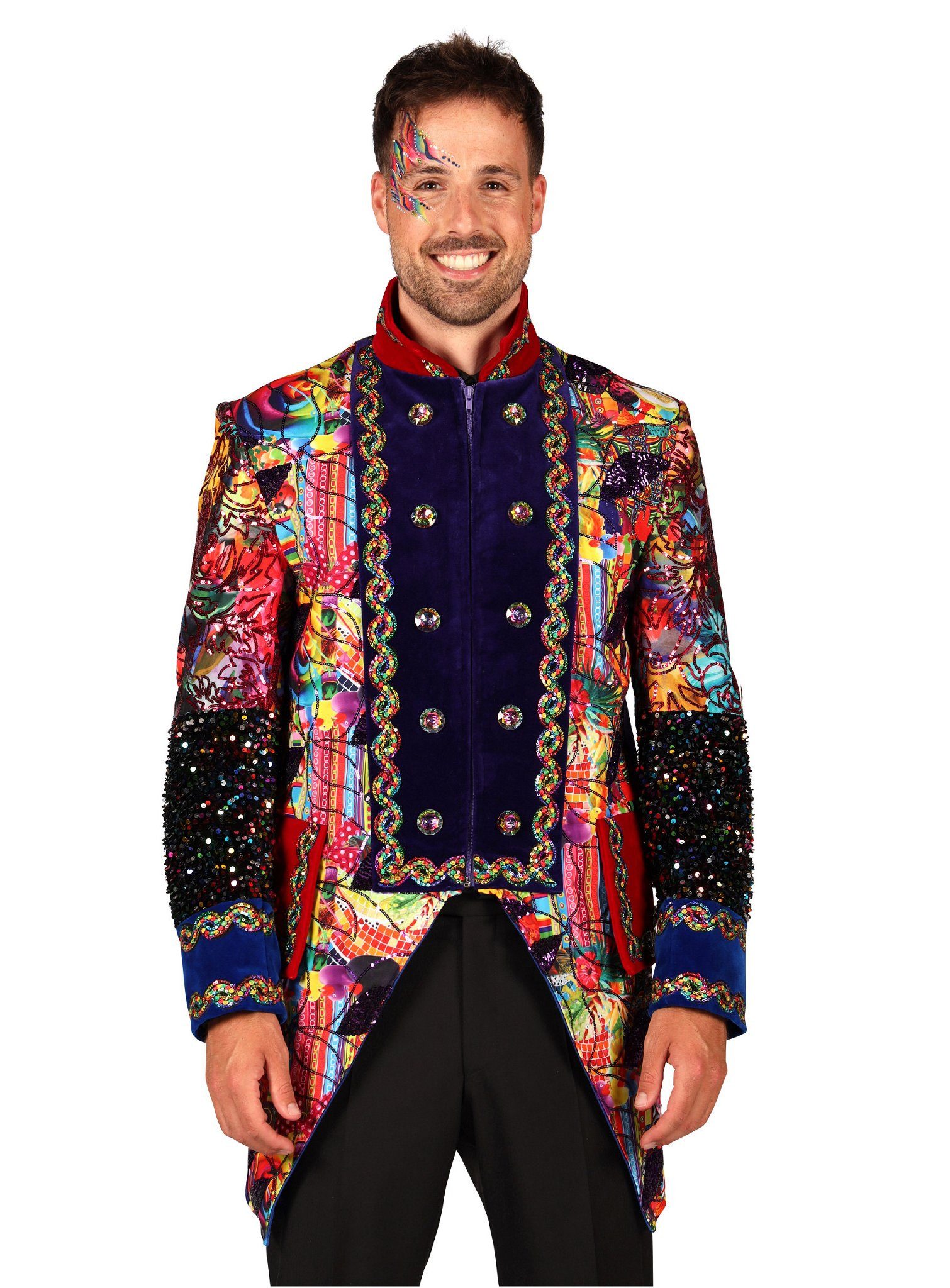 Kostüm Karnevalsjacke Fiesta Carnavale für Herren