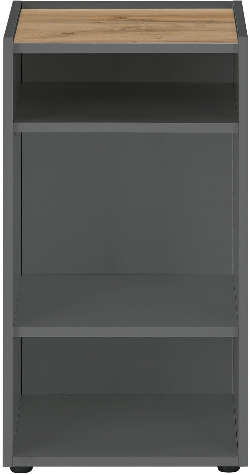 INOSIGN Büromöbel-Set CITY/GiRON, modernes Design, Homeoff., Büro in zwei Farben/Wotan Eiche, (Set, 2-tlg), enthält Schreibtischunterschrank, Schreibtisch, wohnliches Home Office