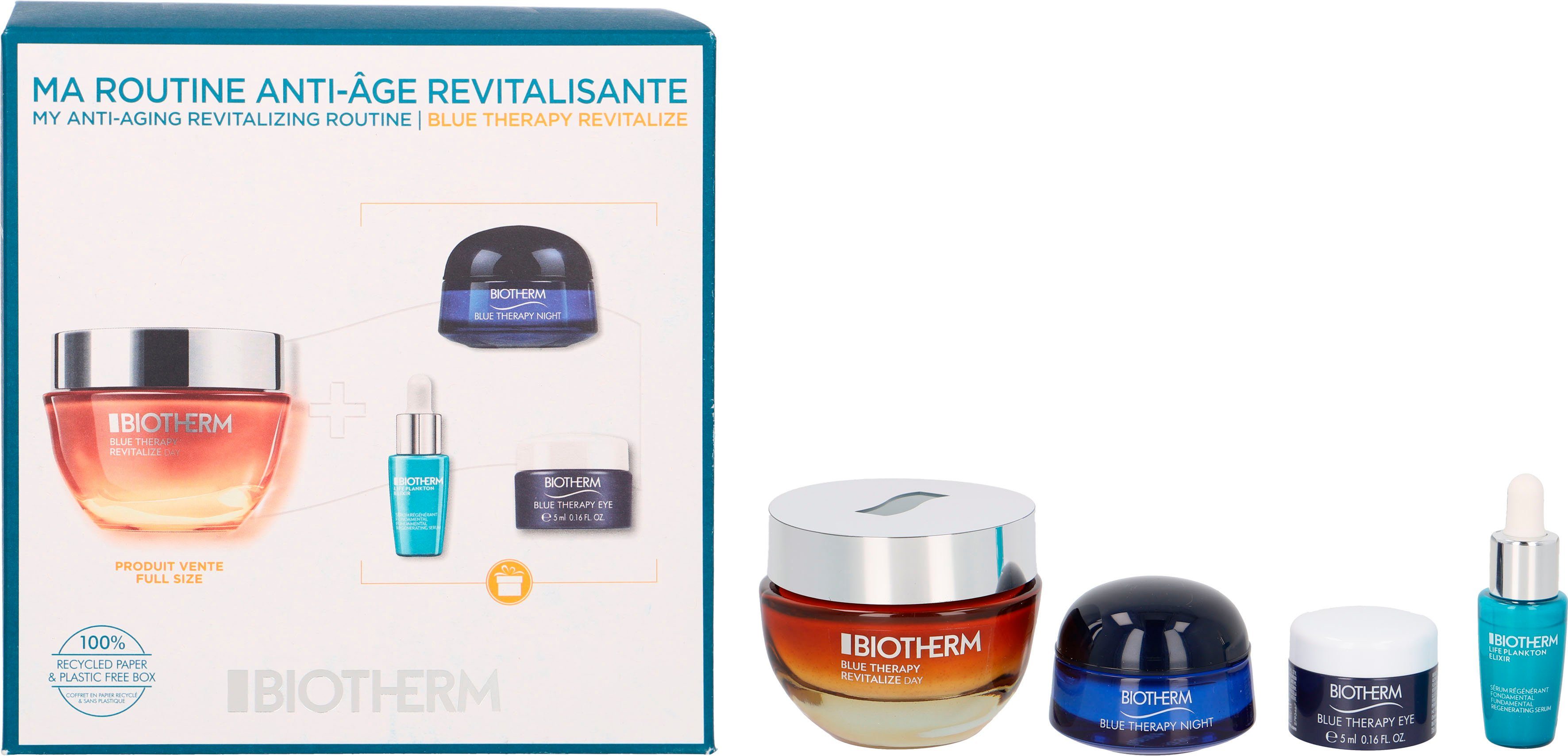 BIOTHERM Gesichtspflege-Set Blue Therapy Revitalize Day Cream Value Set, 4-tlg. | Tagescremes