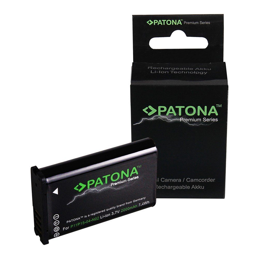 Patona Premium Akku für Garmin Montana Virb Elite Monterra Kamera-Akku Ersatzakku Kameraakku 2000 mAh (3,7 V, 1 St), 600 650 650t Moto Discoverer