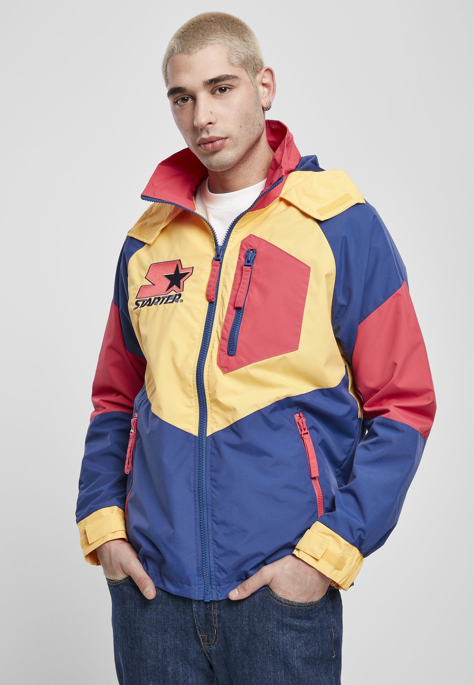 Starter Sommerjacke Herren Starter Multicolored Logo Jacket (1-St)