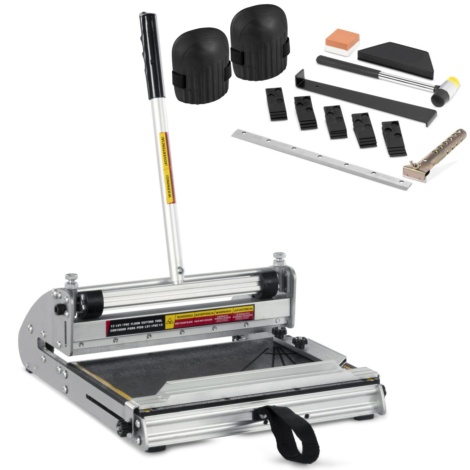 BAUTEC Laminatschneider Designcutter L-360° » Vinyl Schneidegerät bis 5mm Stärke, 330mm Breite, max. Schnittbreite: 33 in cm, Komplett-Set, 30 St., GS-TÜV geprüft