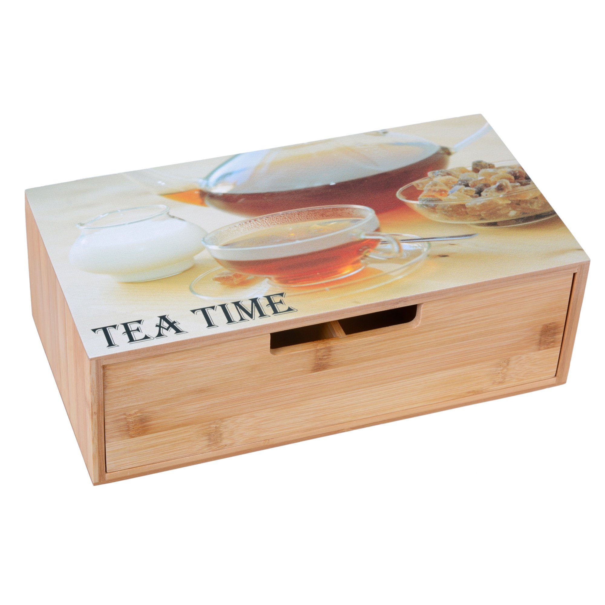 Teebox GRÄWE GRÄWE Tee-Box mit Bambus Schublade,