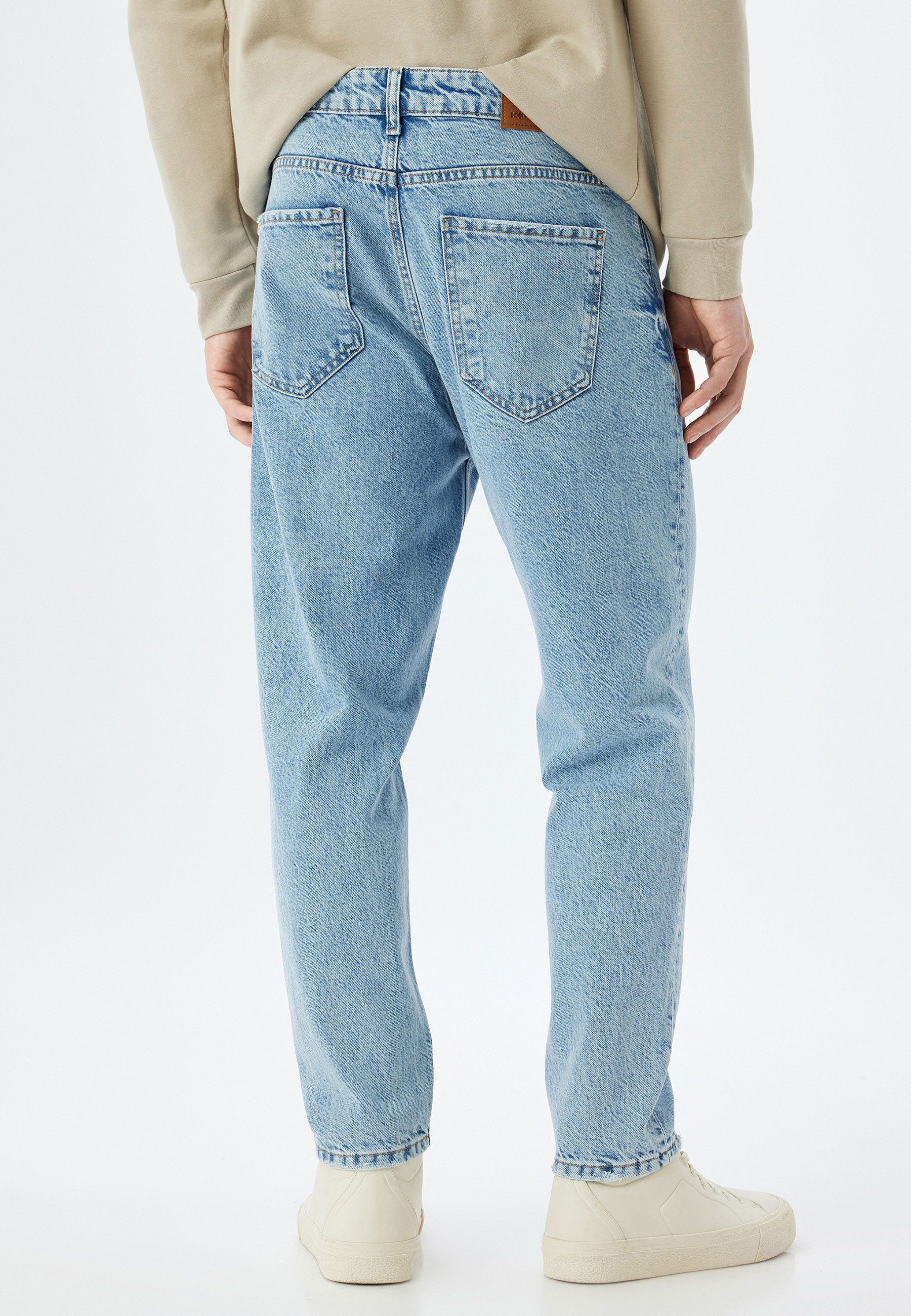 Koton Loose-fit-Jeans Normale Leibhöhe Loose