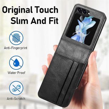 CoolGadget Handyhülle Flip Case Handyhülle für Samsung Galaxy Z Flip 5 6,7 Zoll, Hülle Klapphülle Schutzhülle für Samsung Z Flip 5 5G Flipstyle Cover