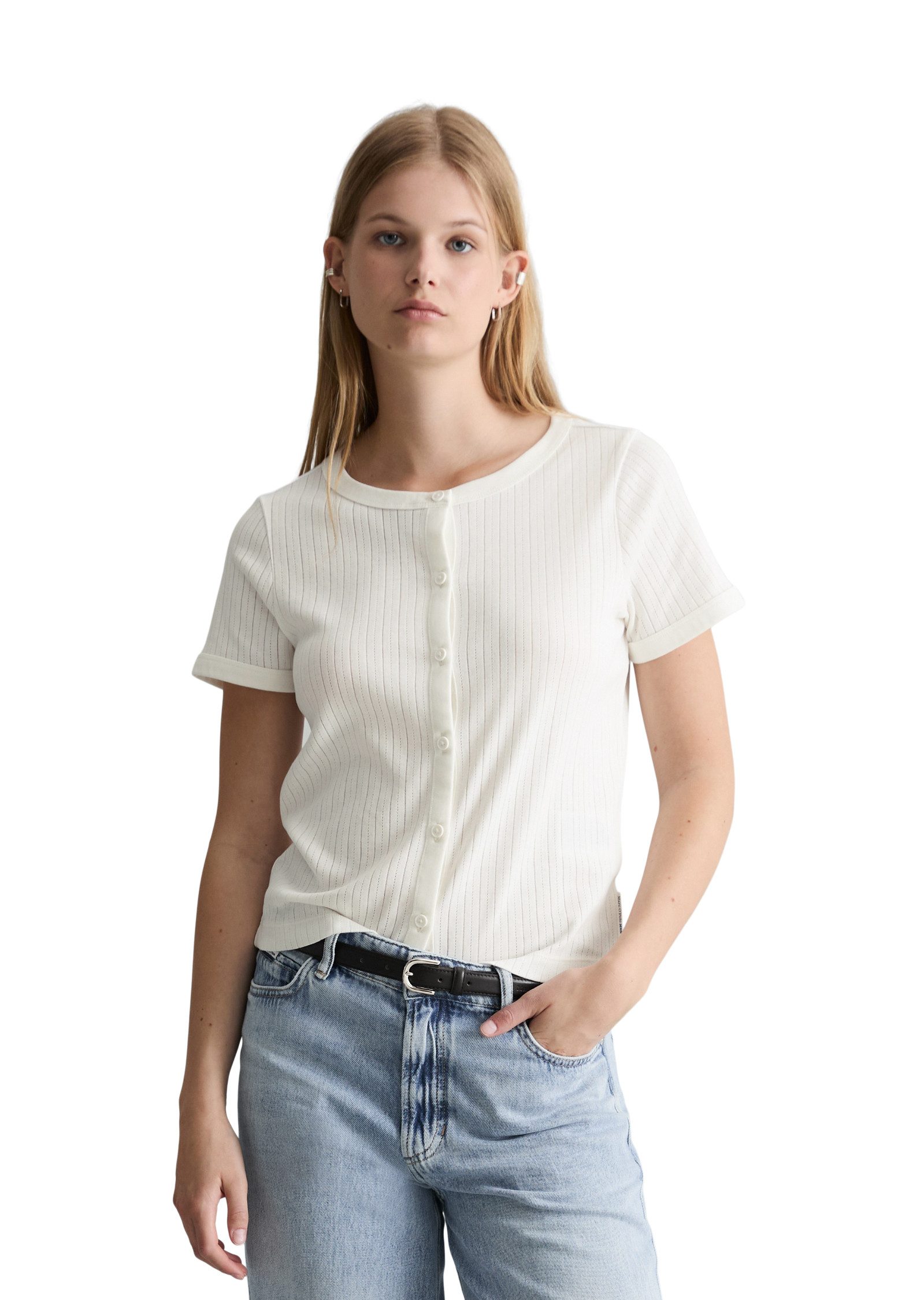 Marc O'Polo DENIM T-Shirt aus weichem Baumwoll-Jersey