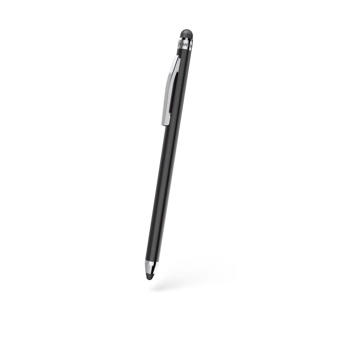 Eingabestift Eingabestift für Tablets und Smartphones dünn, Schwarz, Touchscreen