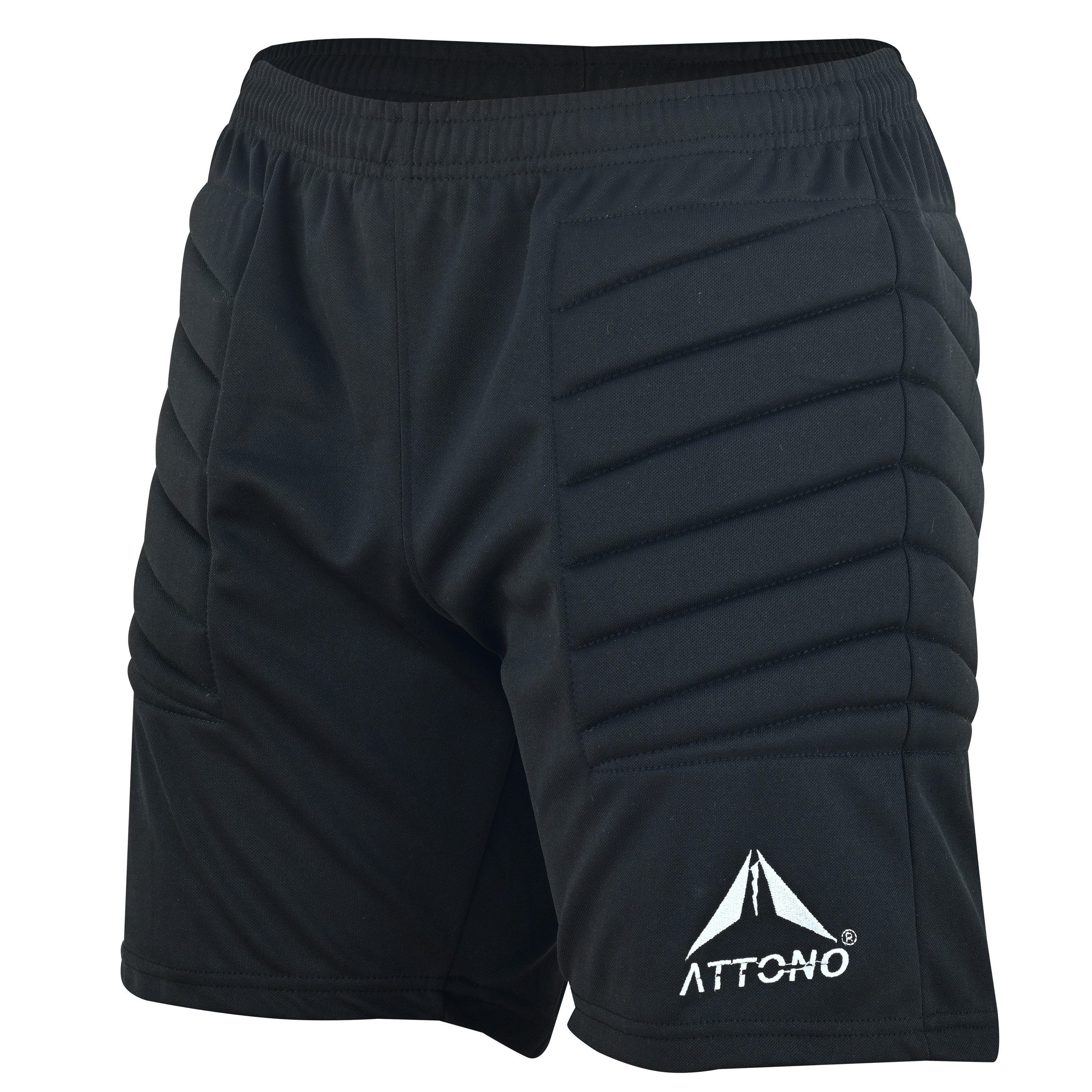 ATTONO Torwarthose ATTONO Kinder Kurze Torwarthose Torwart Hose gepolstert an der Hüfte