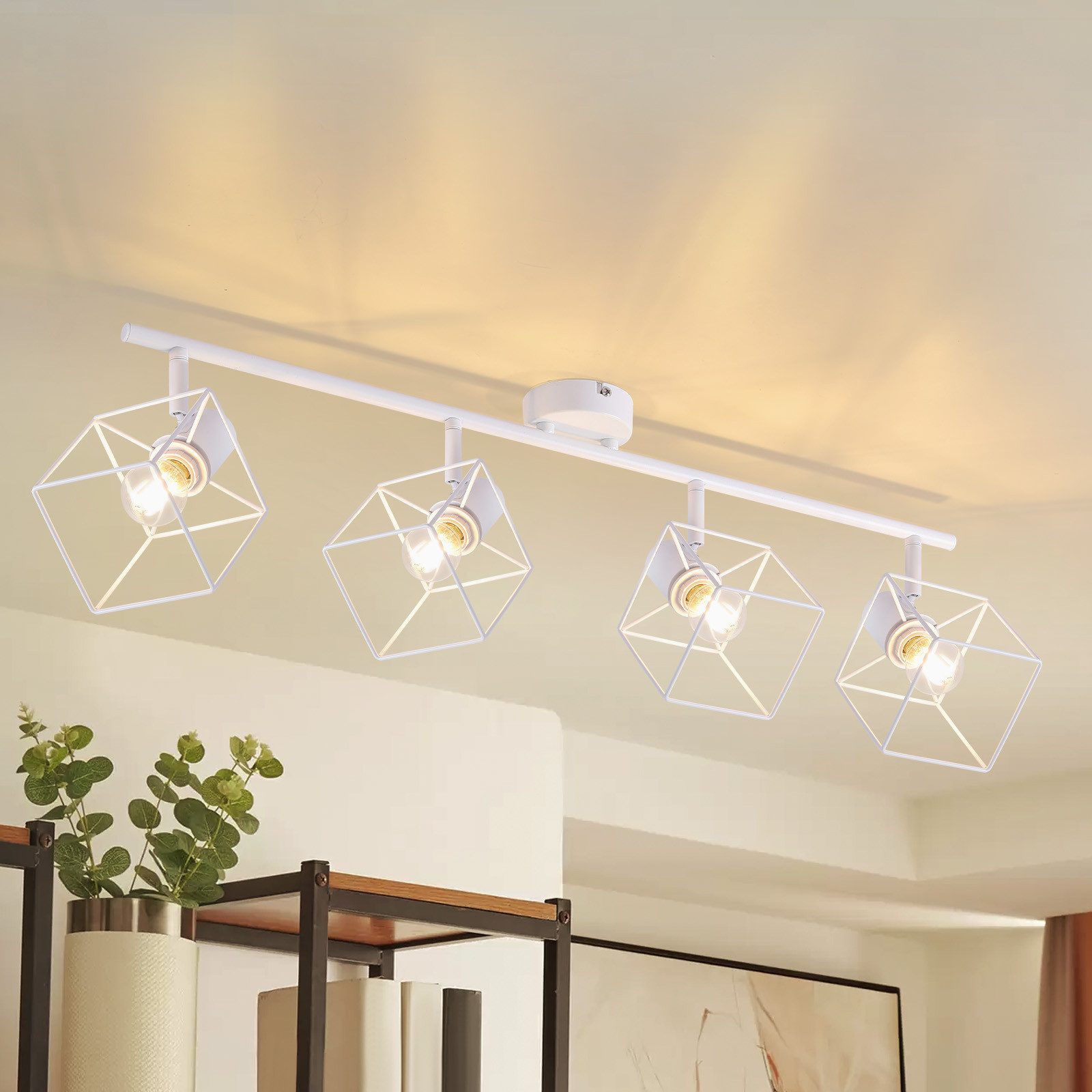 Nettlife Deckenstrahler Schwarz E14 Deckenleuchte 350° günstig online kaufen