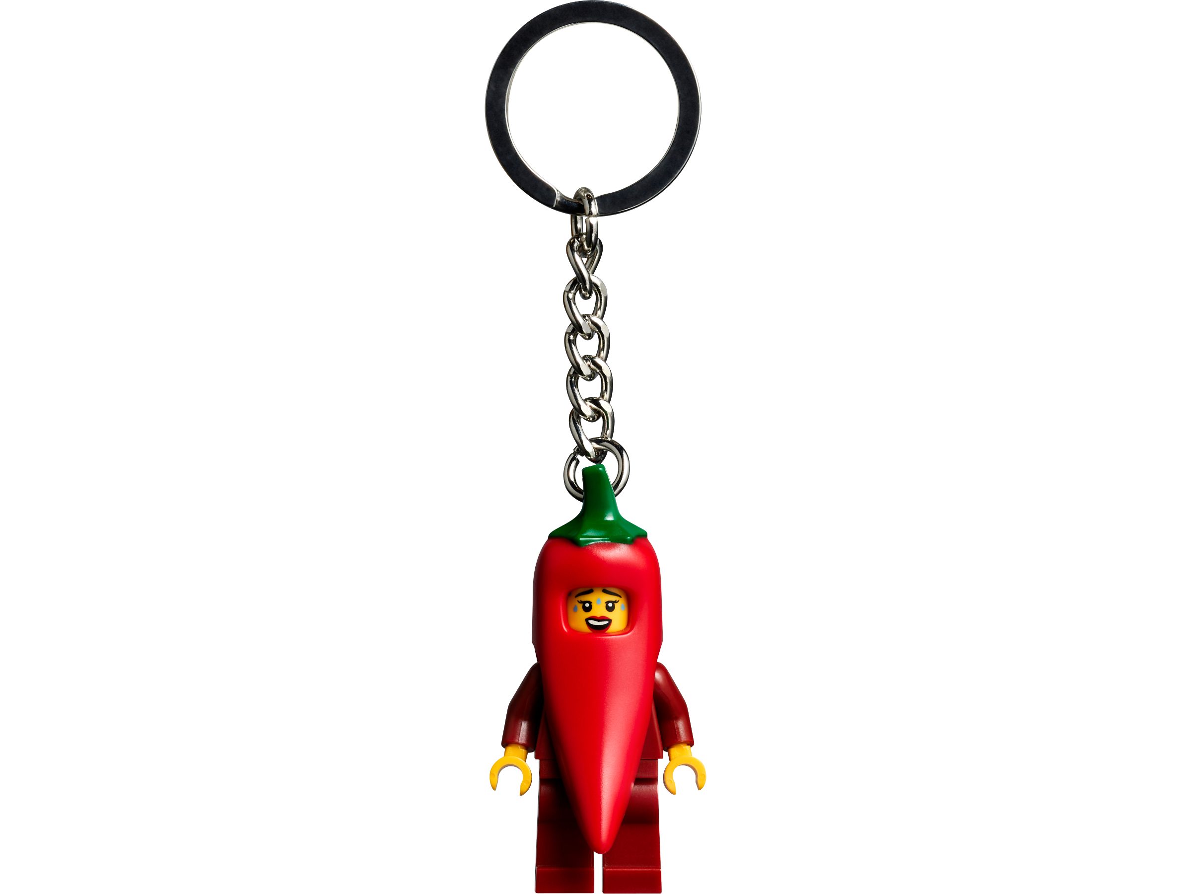 LEGO® Schlüsselanhänger Set LEGO: Schlüsselanhänger mit Chilischoten-Mädchen (1-tlg)