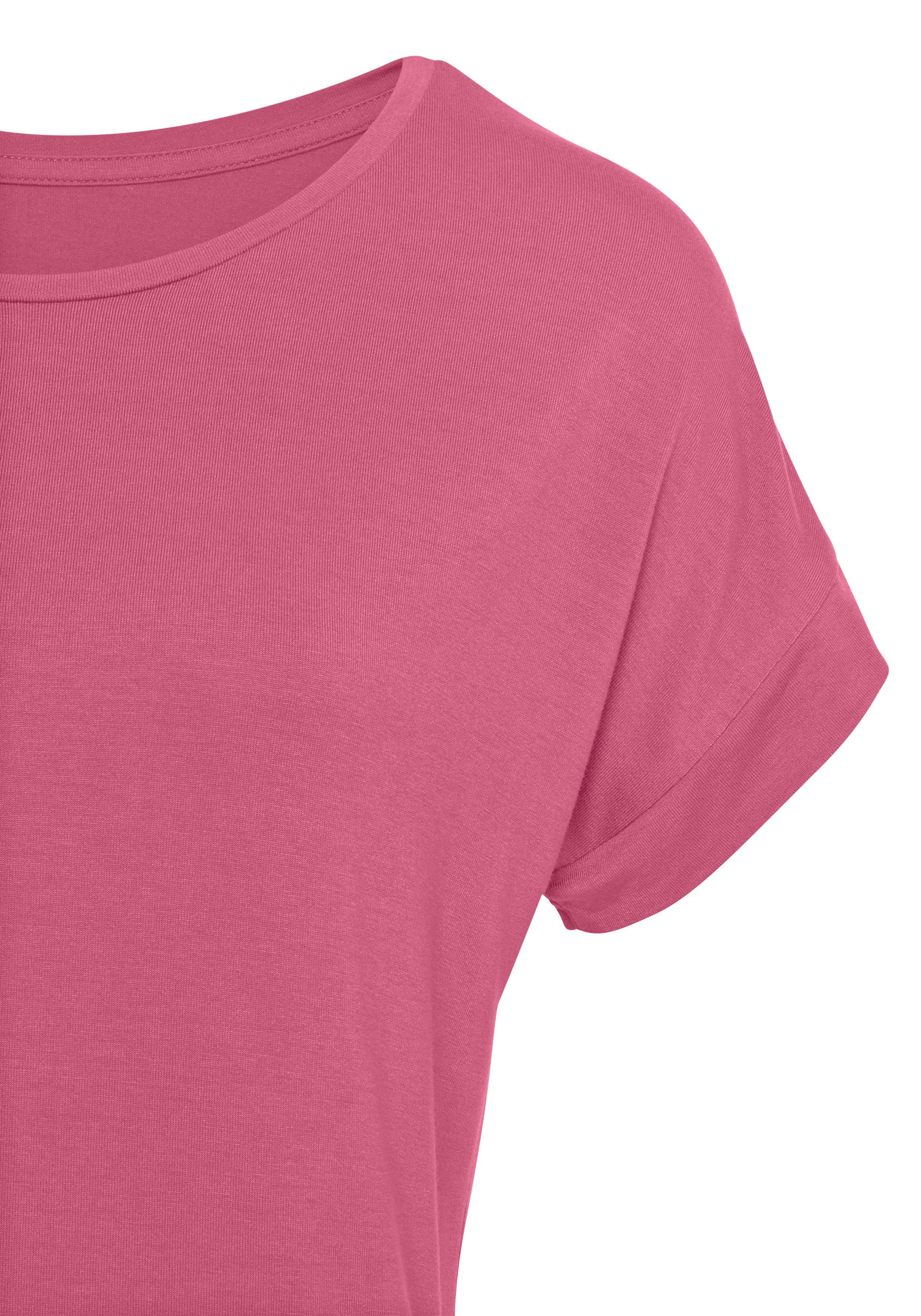 Vivance by Lascana Kurzarmshirt aus elastischem Viskose Jersey, sommerlich leicht