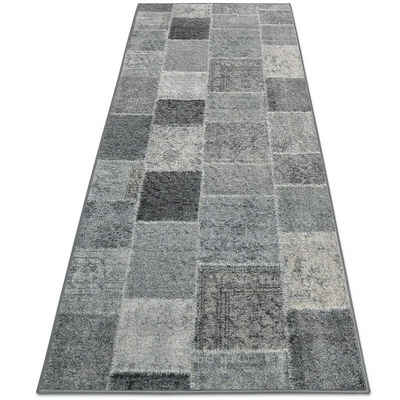 Läufer Monsano, Teppichläufer erhältlich in 2 Farben & vielen Größen, Floordirekt, rechteckig, Höhe: 7 mm, Patchwork-Design