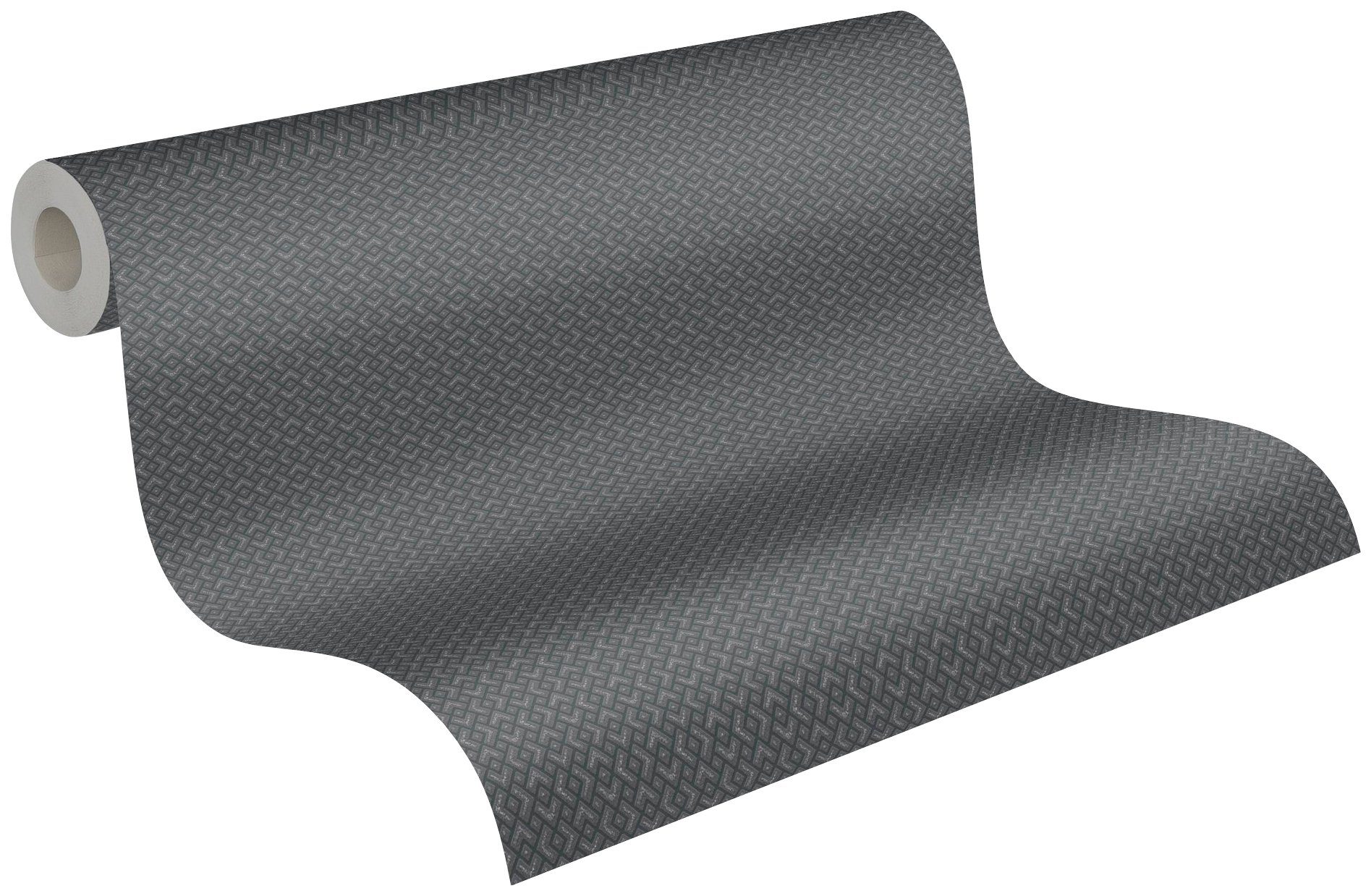 A.S. Création Vliestapete Attractive, leicht strukturiert, 3D-Optik, geometrisch, Geometrische Tapete 3D Effekt Tapeten Wohnzimmer Schlafzimmer Küche