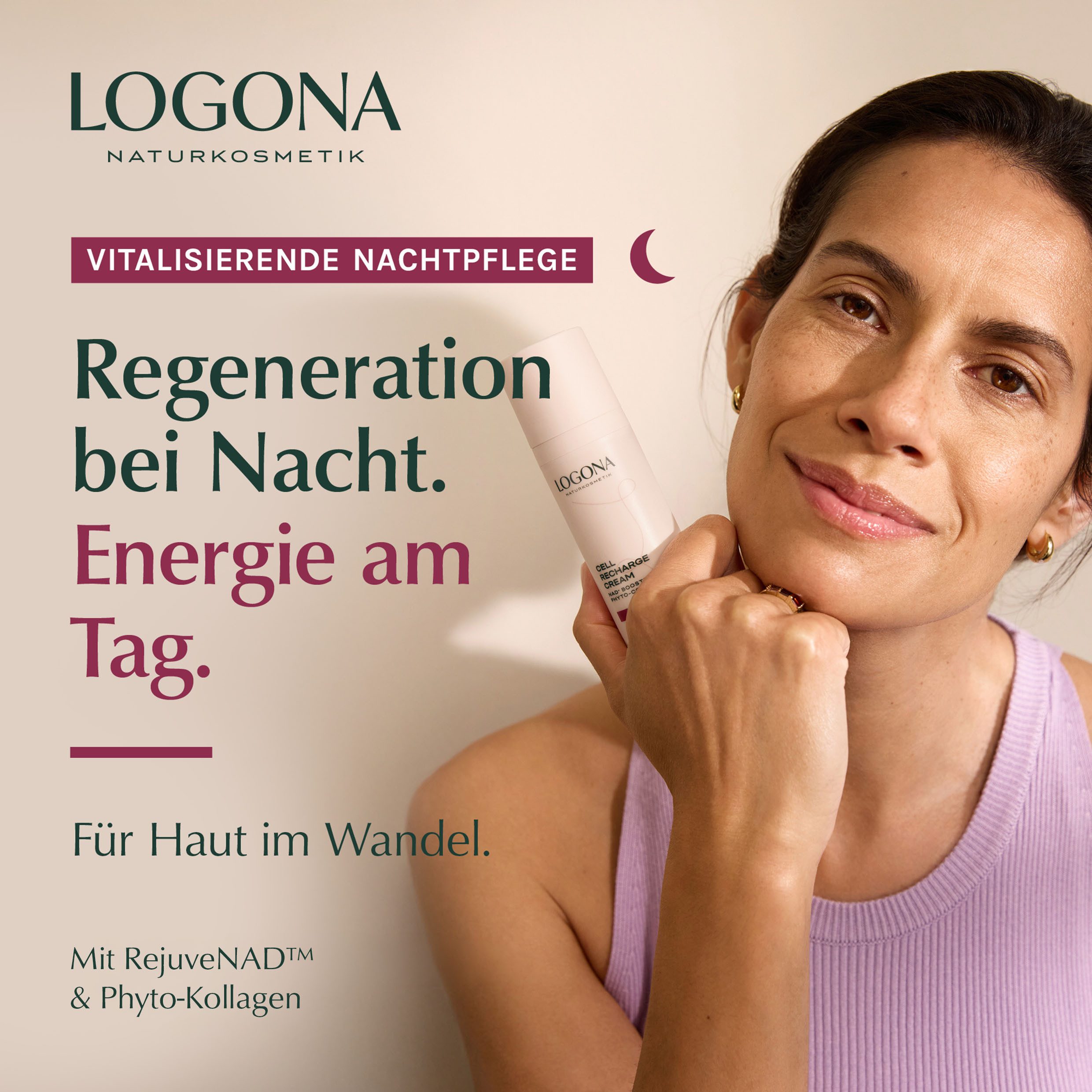Logona Cell Recharge Cream Gesichtscreme · 50 ml – Bild 3 von 5