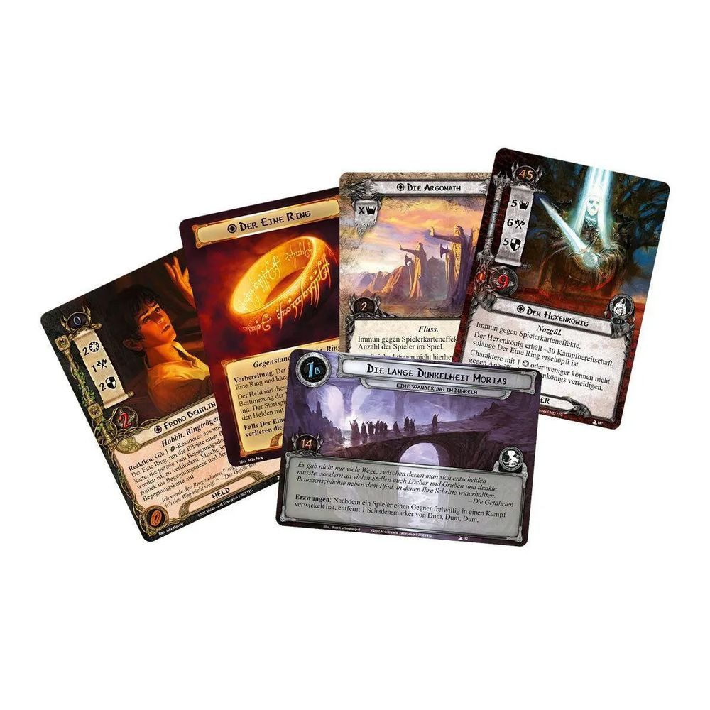 Asmodee Spiel Herr der Ringe Das Kartenspiel - Die Gefährten
