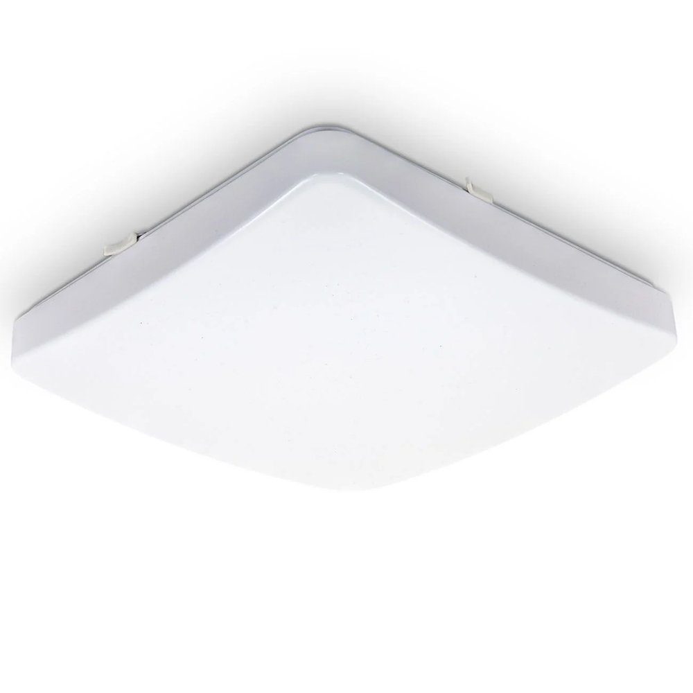 LED-Leuchtmittel B.K.Licht LED Deckenleuchte Weiß eckig günstig online kaufen