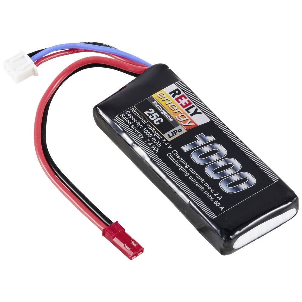 Modellbau-Akkupack (LiPo) 7.4 V 1000 mAh Zellen-Zahl: 2 25 C Akku