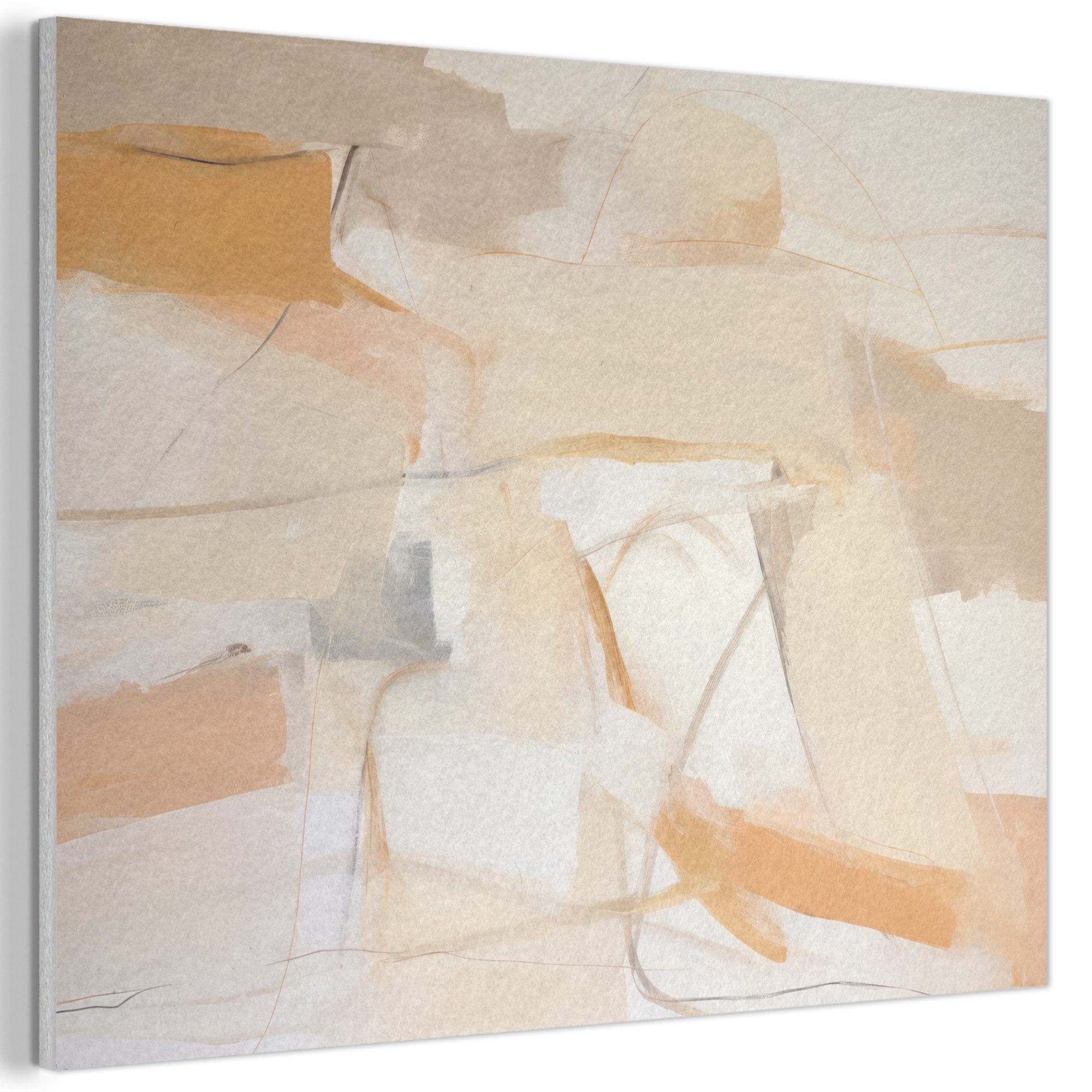 MuchoWow Gemälde Abstrakt - Beige - günstig online kaufen