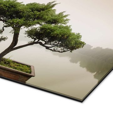 Posterlounge XXL-Wandbild Editors Choice, Japanischer Bonsai im Zen-Garten, Badezimmer Feng Shui Fotografie
