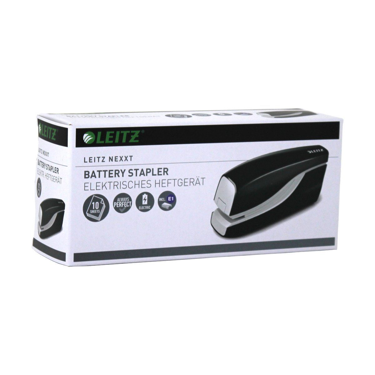 Elektro-Tacker LEITZ 5566-00-95 NEXXT Series Elektrisches Heftgerät Elektrohefter schwarz