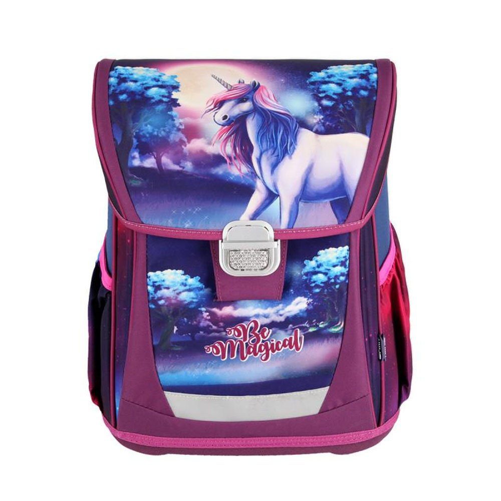 Spirit Schulranzen Schulranzen-Set "BE MAGICAL'" Einhorn - 4 teilig