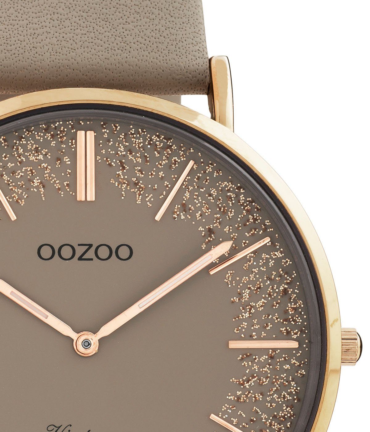 OOZOO Quarzuhr C20130, Armbanduhr, Damenuhr, Lederarmband günstig online kaufen