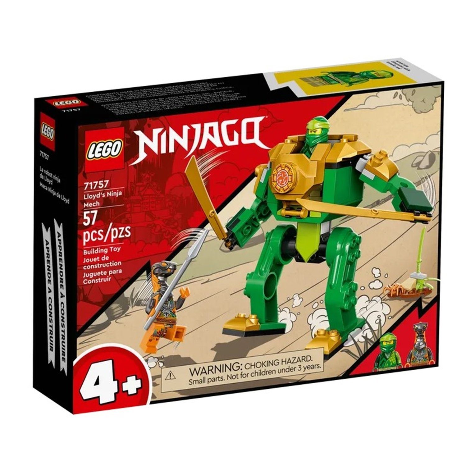 LEGO® 71757 Ninjago Lloyds Ninja-Mech Konstruktionsspielsteine günstig online kaufen