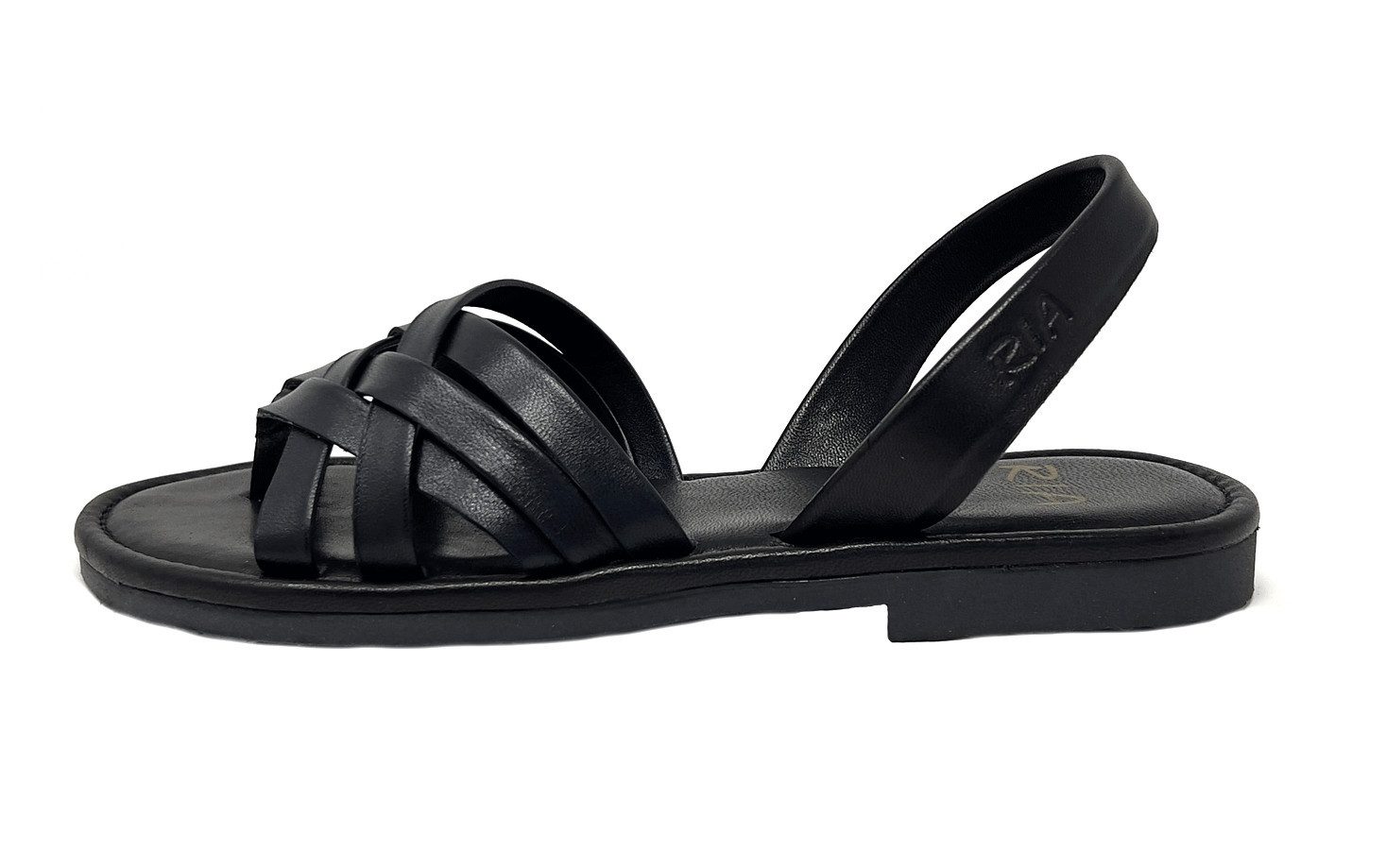 Ria Menorca Ria - CREP. (SATO) CORAZONES NEGRO Sandale