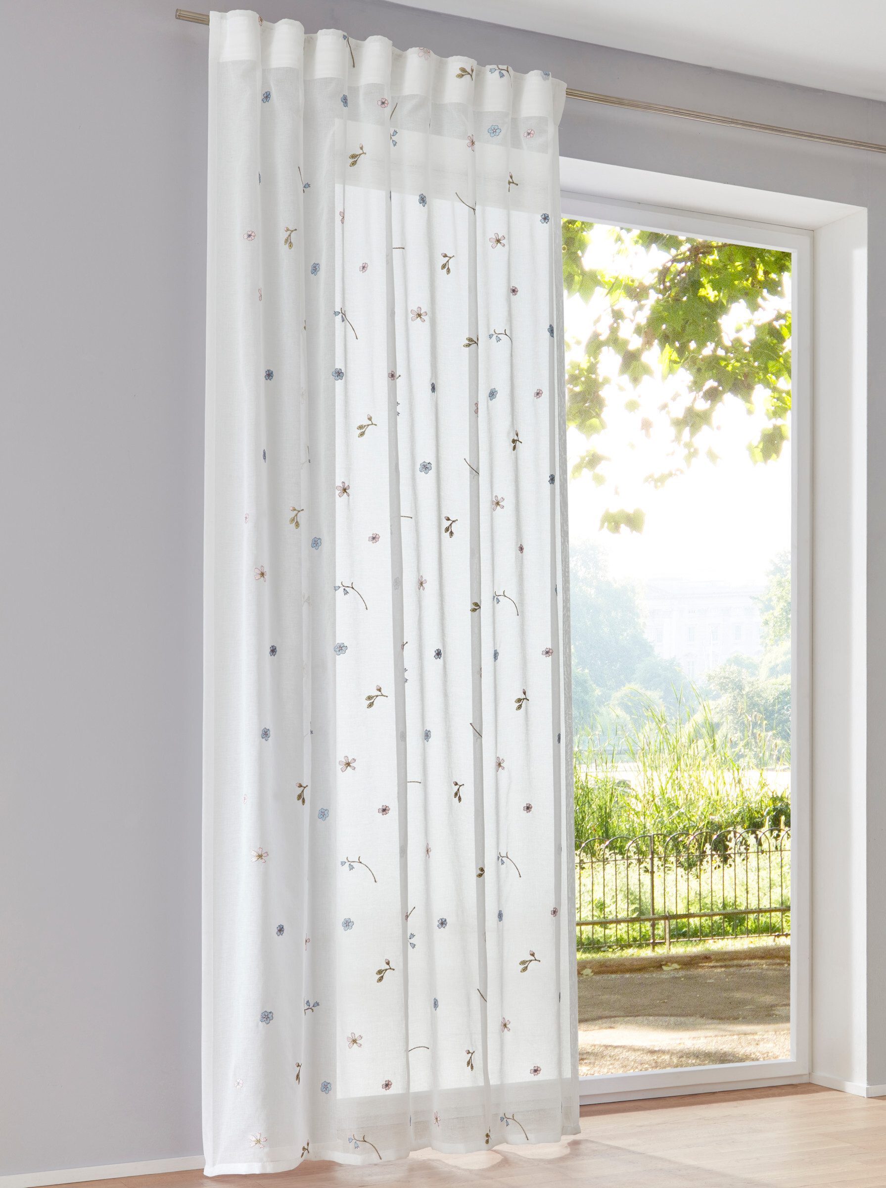 heine Gardine Dekostore . (1 St), Multifunktionsband, halbtransparent, Fert günstig online kaufen